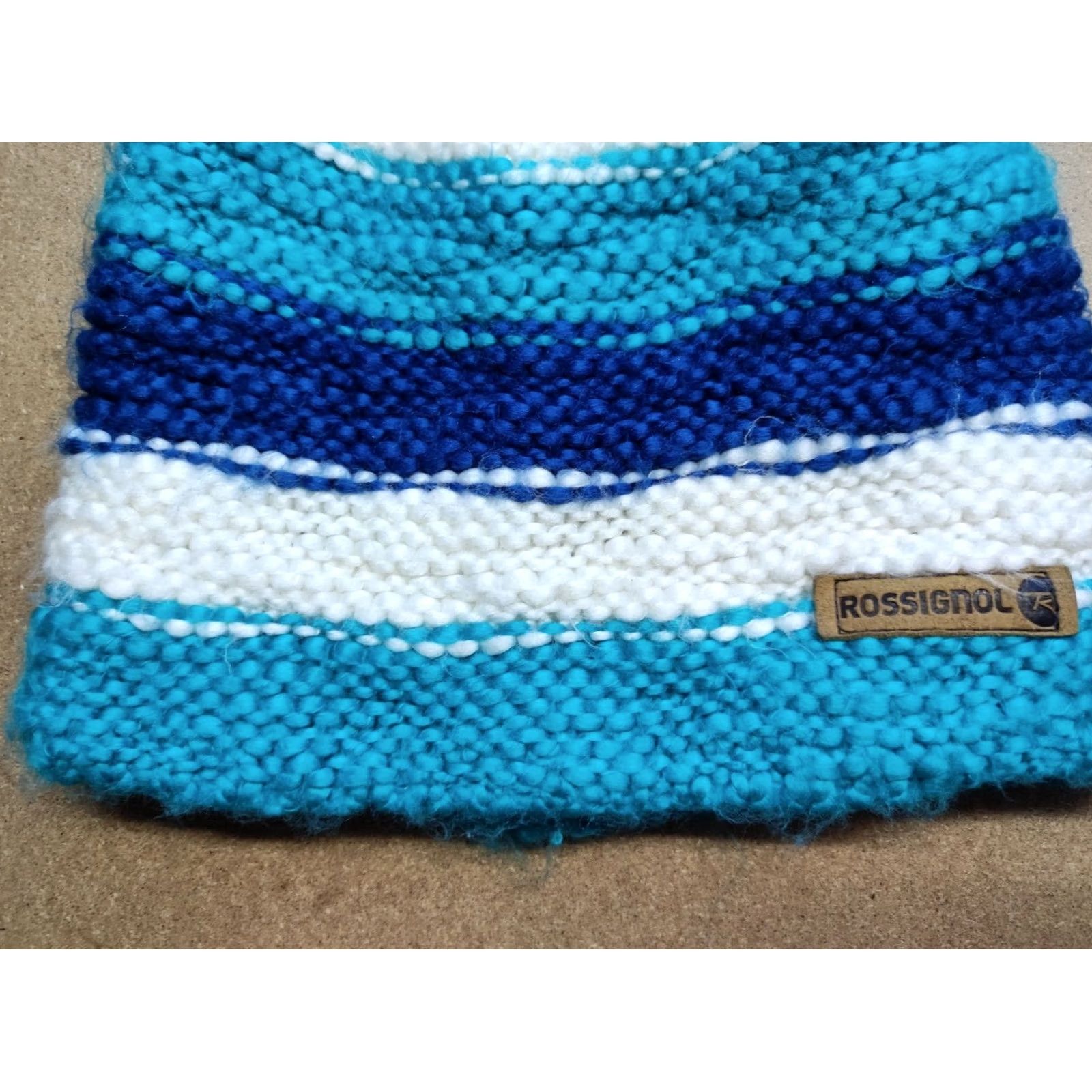 Rossignol Rossignol Beanie Hat One Size Pom Pom Lined Striped Knit Outdoor Winter Warm Ski Unisex Adults Mens Womens Size ONE SIZE - 6 Thumbnail