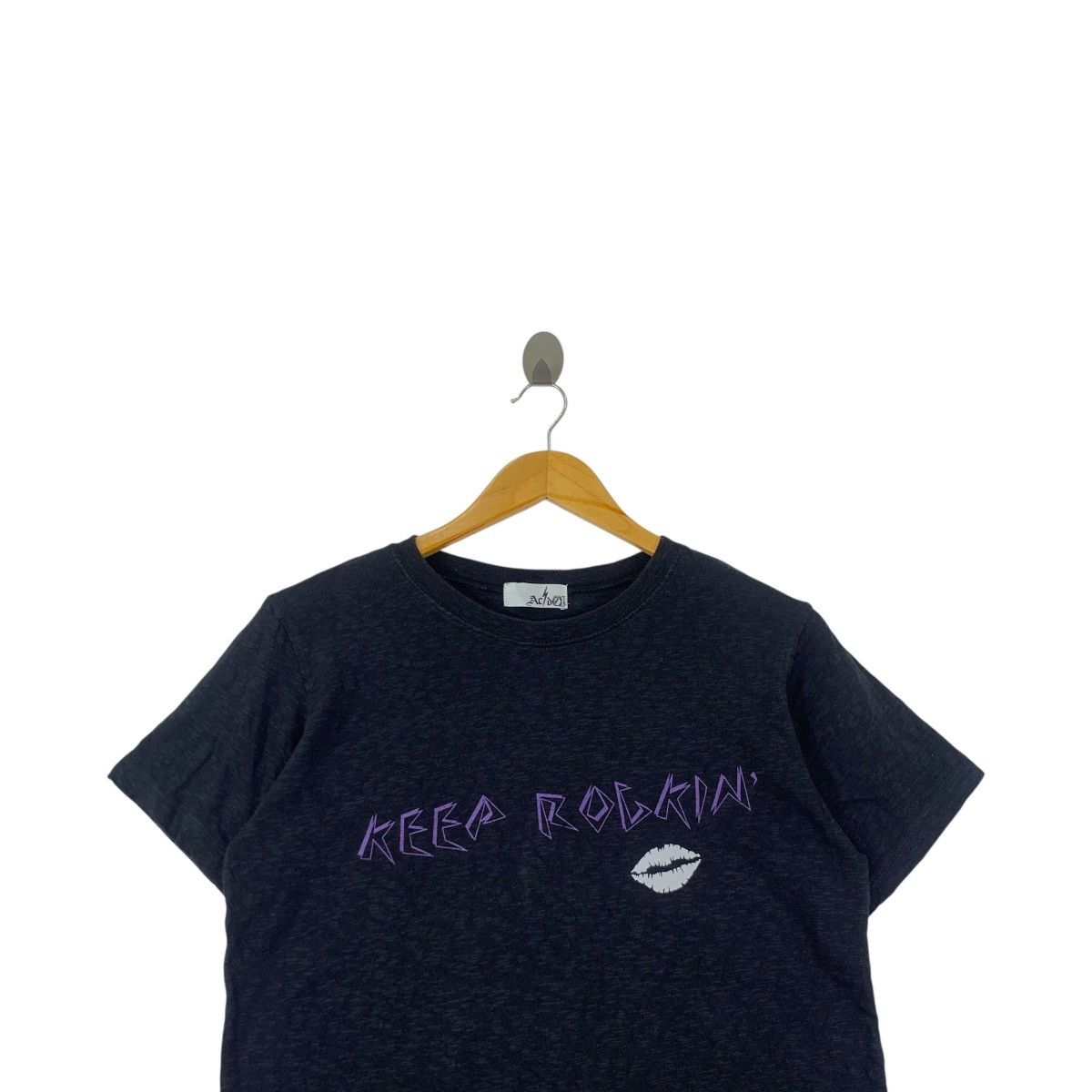 Vintage KEEP ROCKIN PUNK Untill The End Band Promo Lips Tee Shirt Size M / US 6-8 / IT 42-44 - 2 Thumbnail