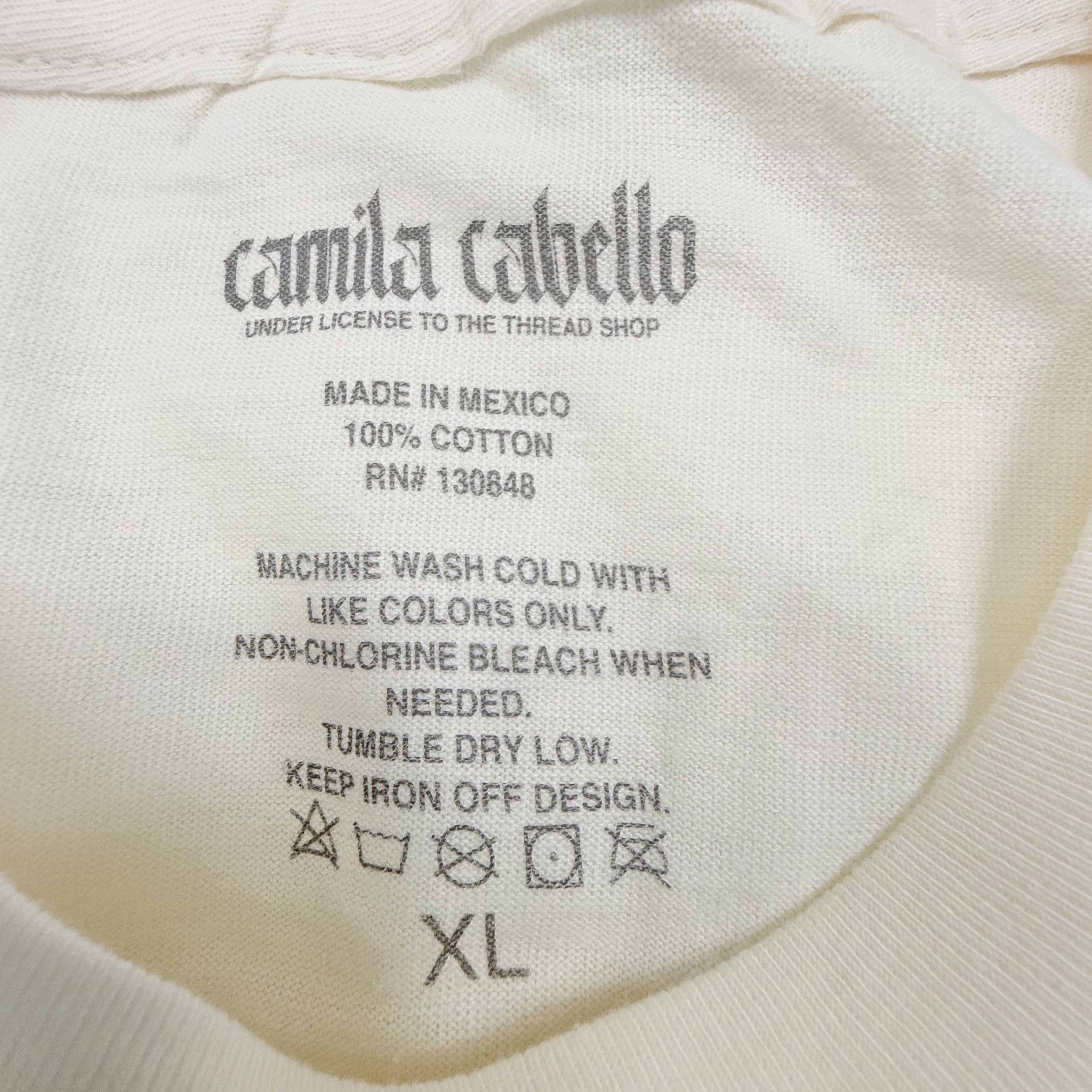 Other Camila Cabello Lover Liar Angel Graphic T-Shirt Cream XL Size US XL / EU 56 / 4 - 6 Thumbnail