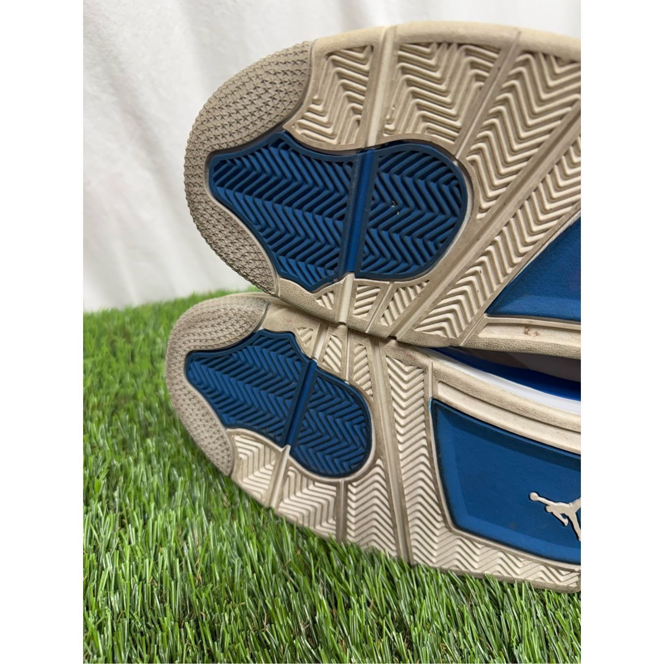 Jordan Brand Air Jordan 4 Military Blue Retro Size 14 Mens White Sneakers Size US 14 / EU 47 - 5 Thumbnail