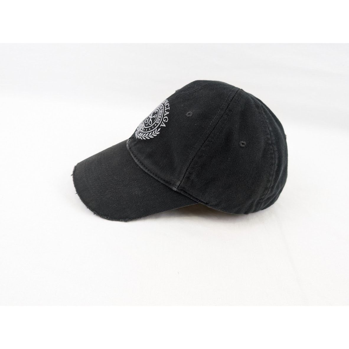 Balenciaga o1rshd1 Size: S / Embroidered Scissors Hat / Cap in Black Size ONE SIZE - 9 Thumbnail