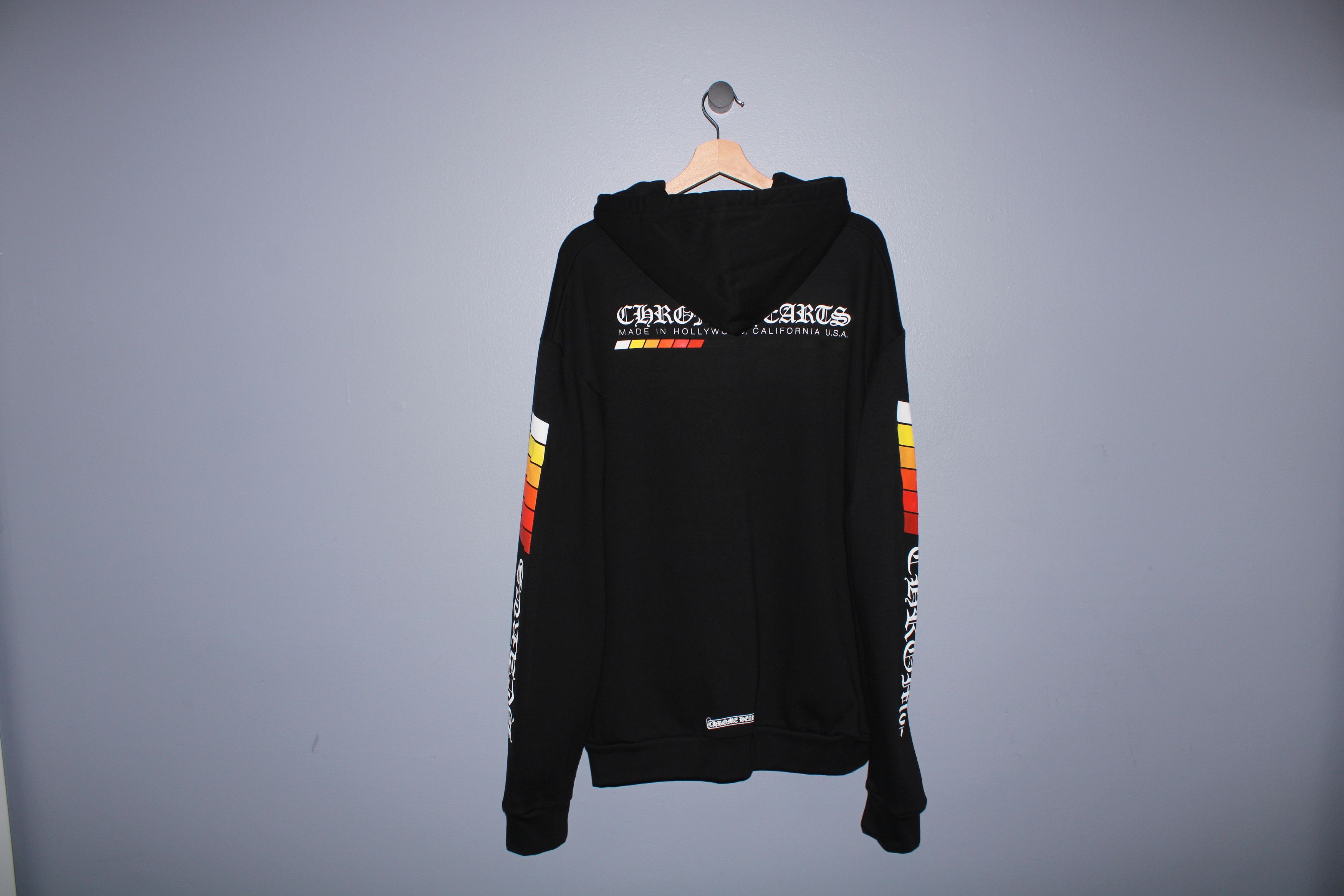 Chrome Hearts CHROME HEARTS ORANGE/BLACK BOOST HOODIE Size US L / EU 52-54 / 3 - 2 Thumbnail