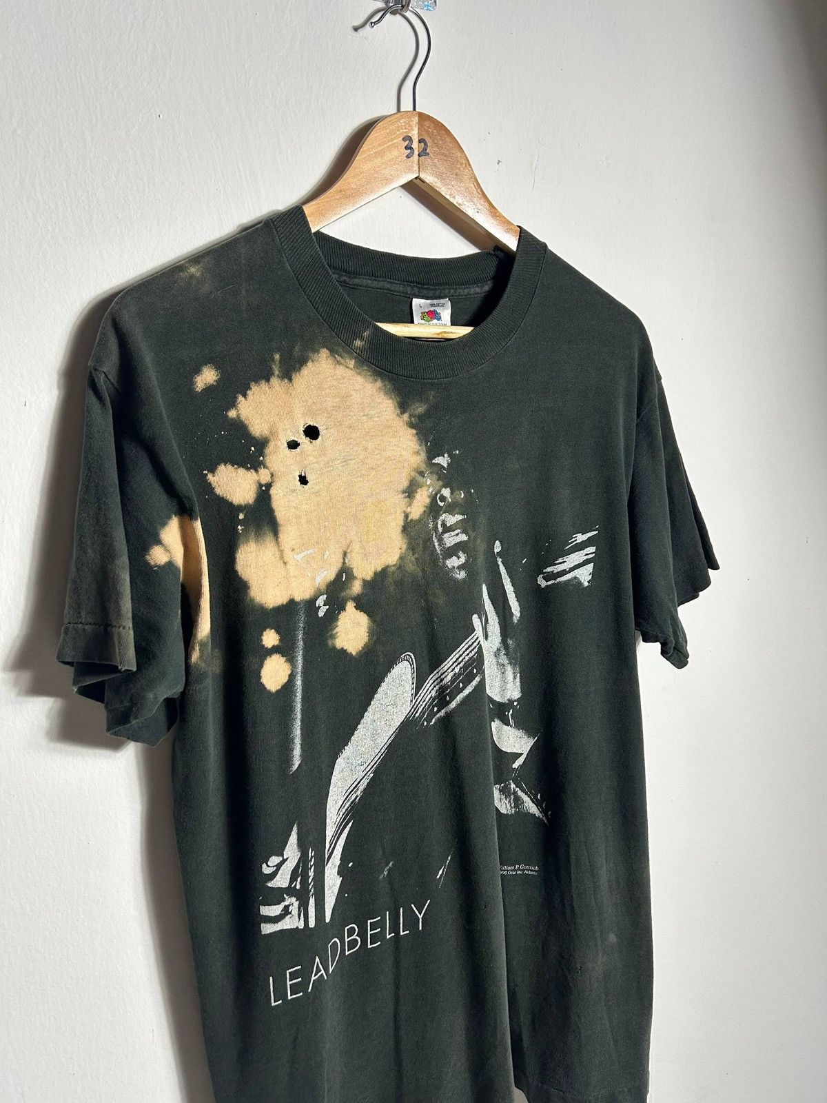 Band Tees Vintage Distressed 90s Leadbelly Jazz Tee Size US L / EU 52-54 / 3 - 2 Thumbnail