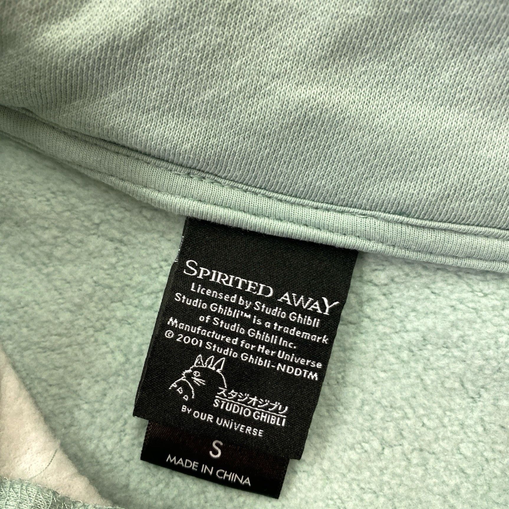 Vintage VINTAGE Studio Ghibli Spirited Away Chihiro & No-Face Scenic Quarter-Zip Sweatshirt Sz S Size US L / EU 52-54 / 3 - 2 Thumbnail
