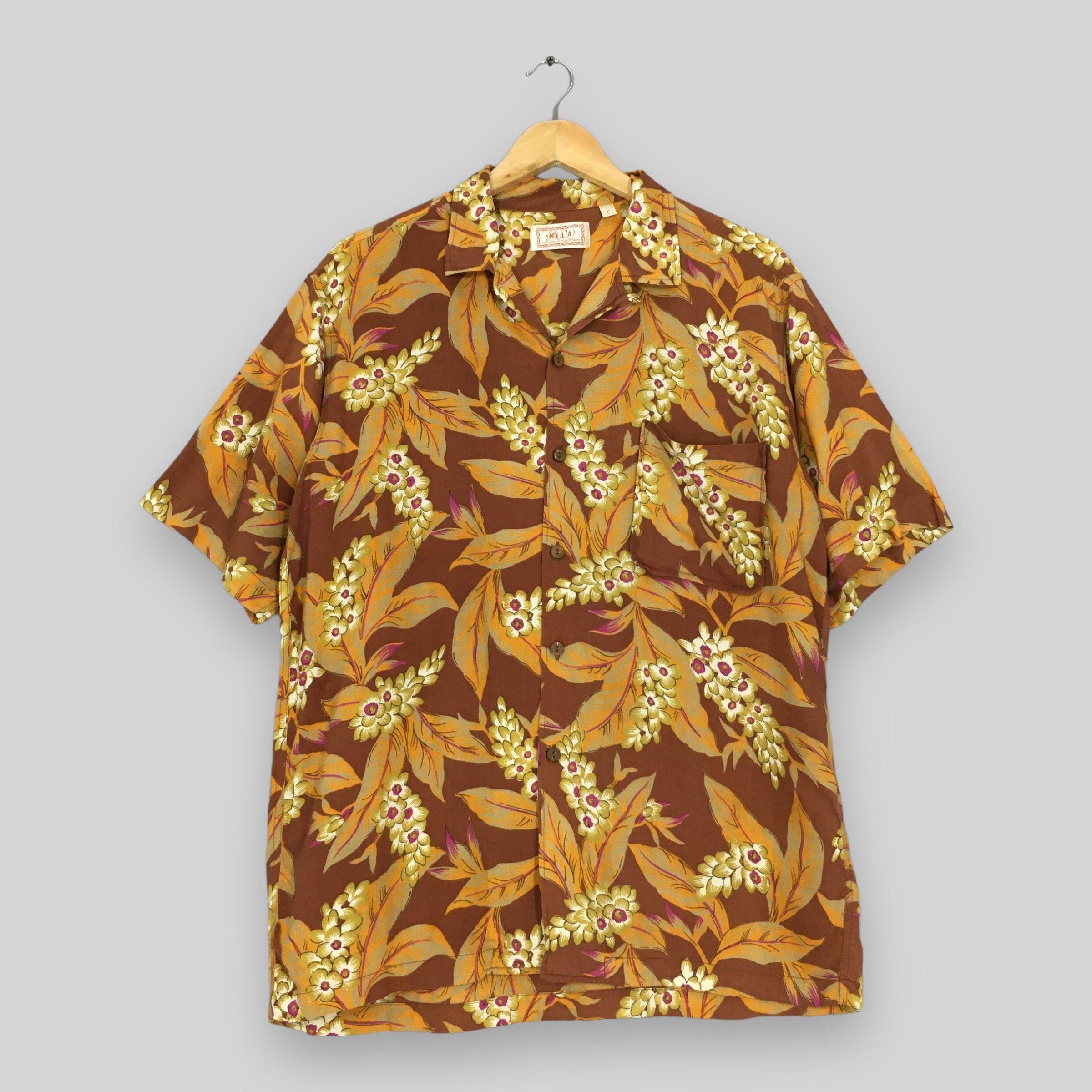 Other Vintage 90s Aloha Floral Hawaiian Rayon Shirt Large Size US L / EU 52-54 / 3 - 1 Thumbnail