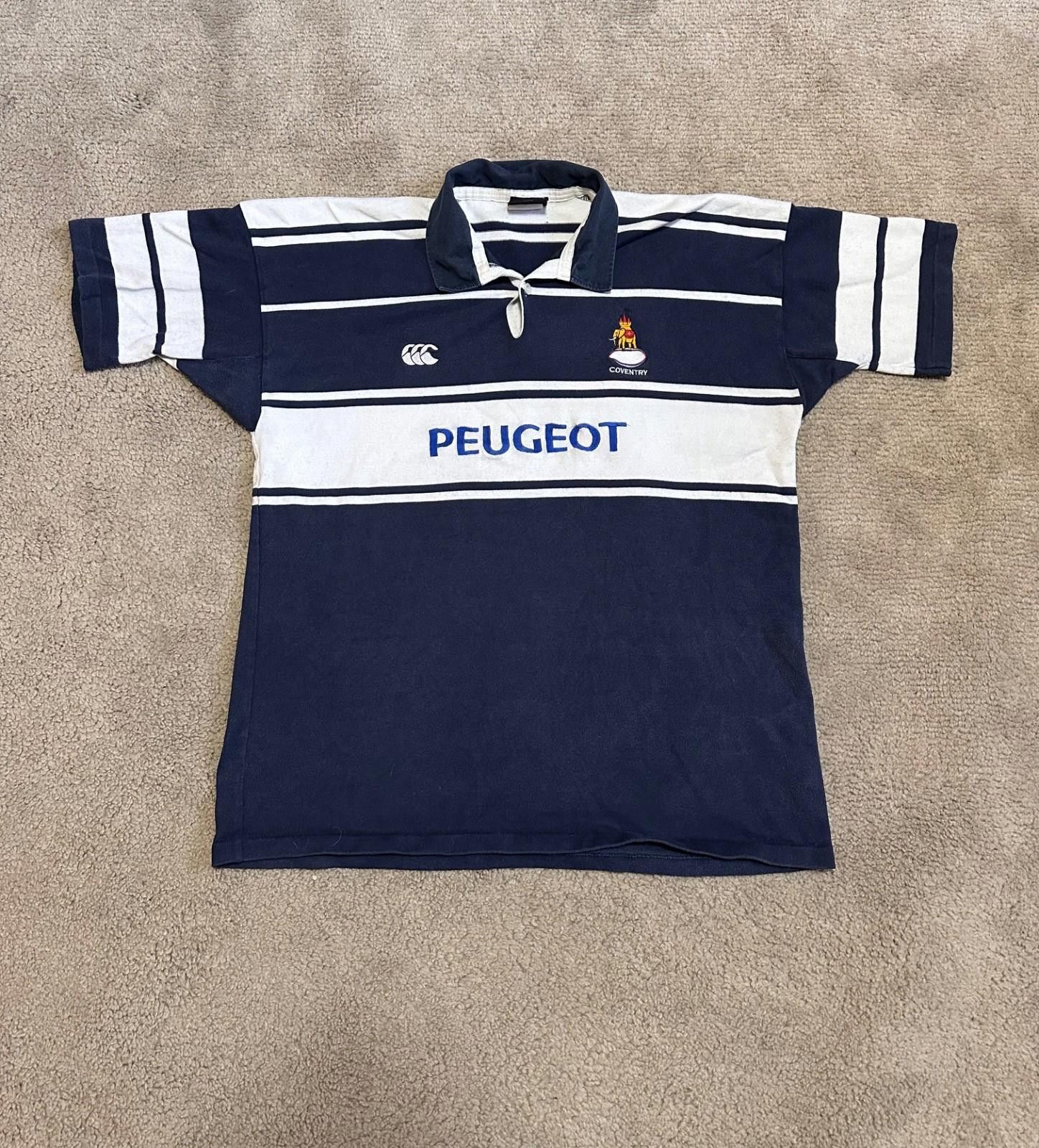 Canterbury of New Zealand Canterbury Coventry 1996/97 Rugby Union T-Shirt Polo Jersey Size US XXL / EU 58 / 5 - 1 Thumbnail
