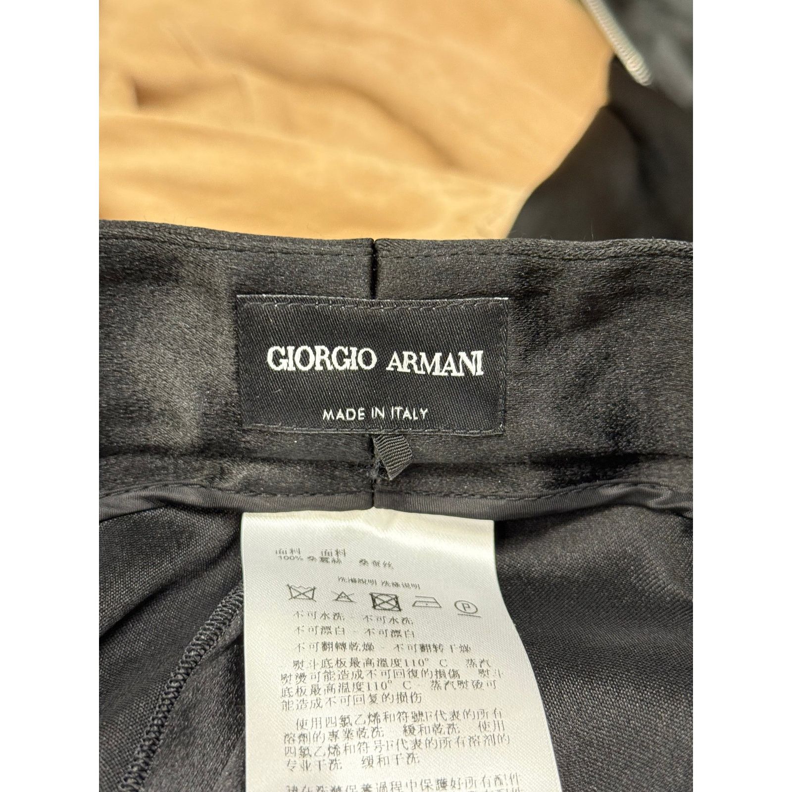 Giorgio Armani 2000s Giorgio Armani full zip silk pants Size US 40 / EU 56 - 8 Thumbnail