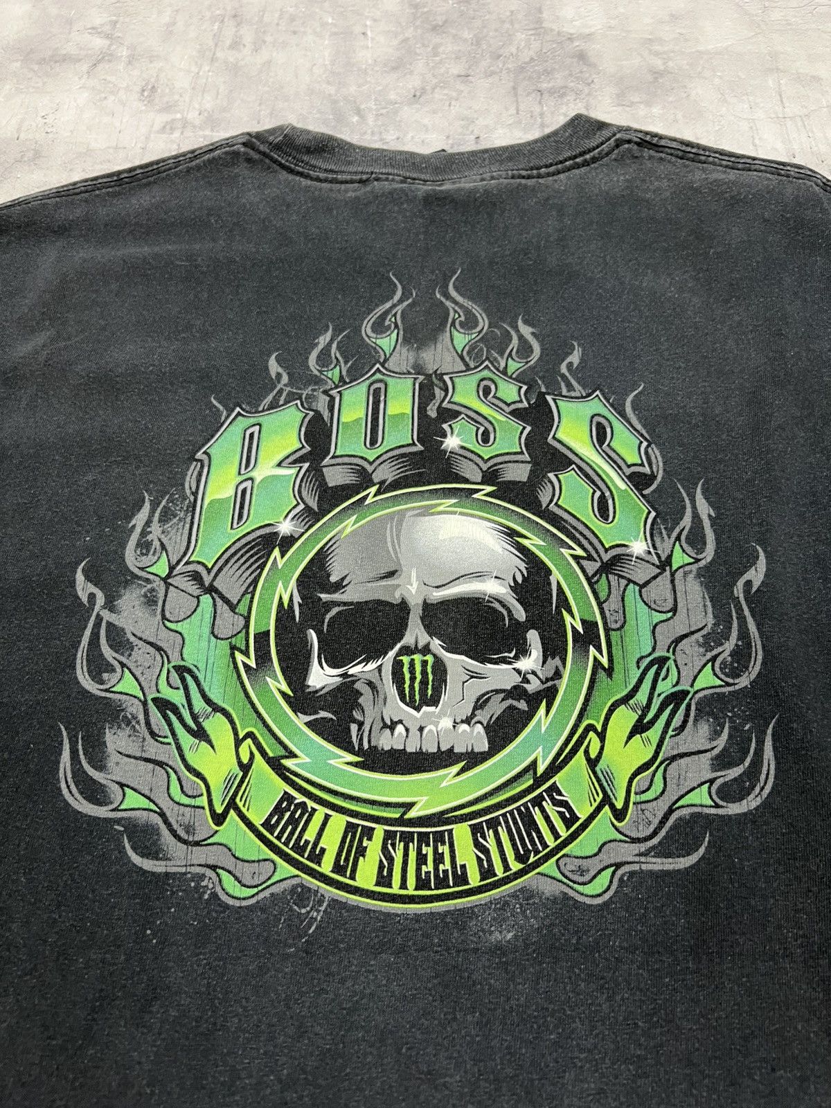 Vintage vintage monster energy Skull Print t shirt large Size US L / EU 52-54 / 3 - 5 Thumbnail