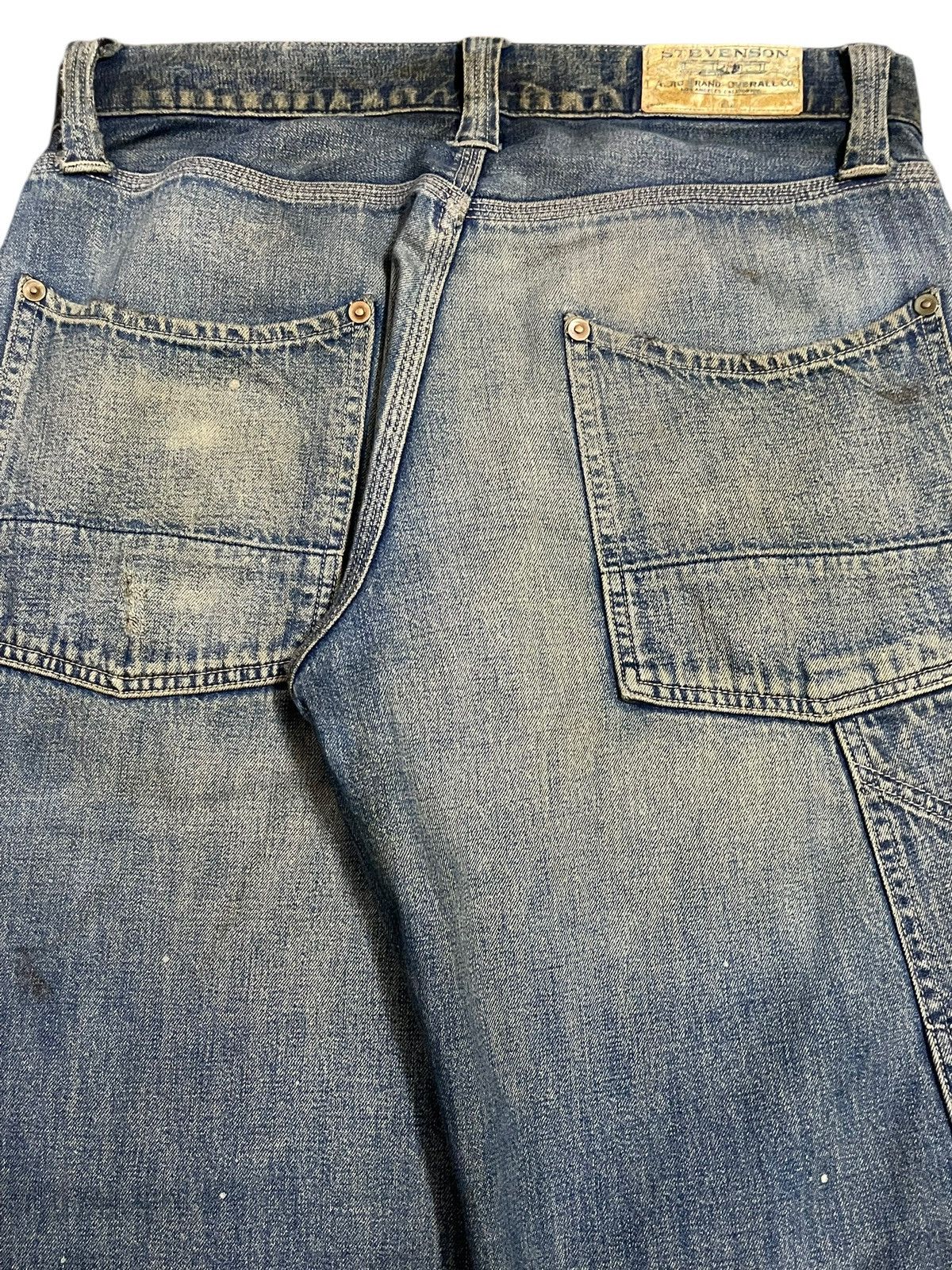 Stevenson Overall Co. Vintage Japan Stevenson Overall Co Mud Wash Carpenter Jeans Size US 30 / EU 46 - 6 Thumbnail