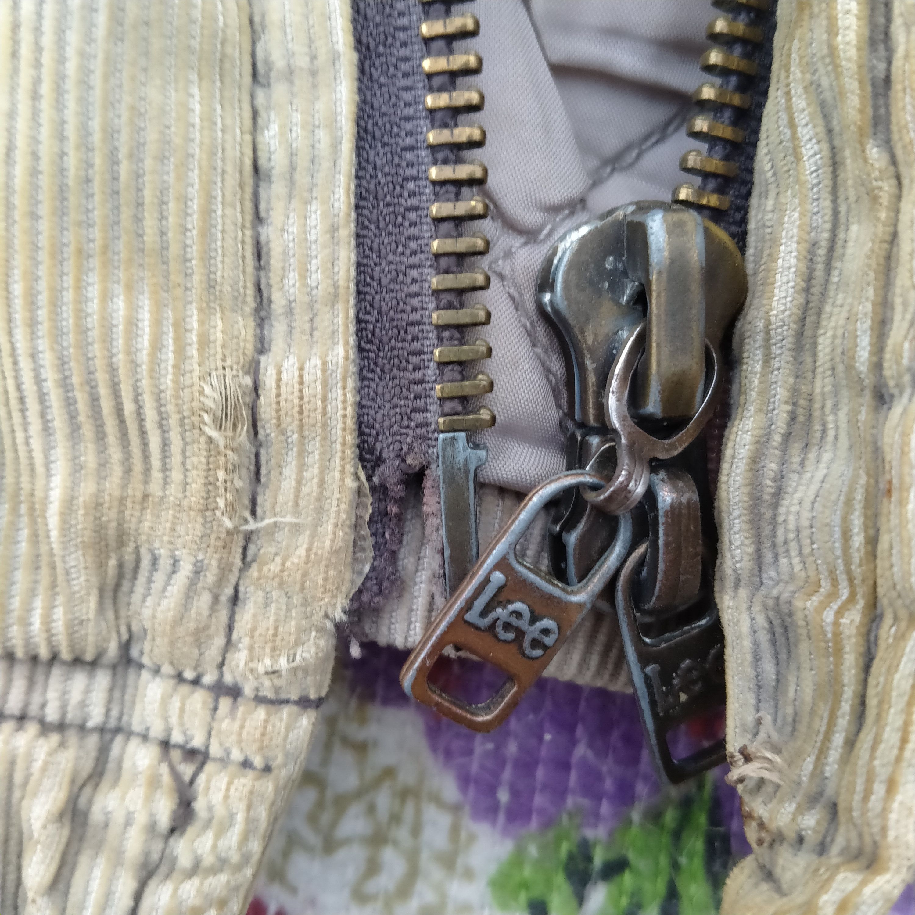Lee × Vintage Vintage Lee 90s 🔥Corduroy Work Jacket Size US L / EU 52-54 / 3 - 3 Thumbnail
