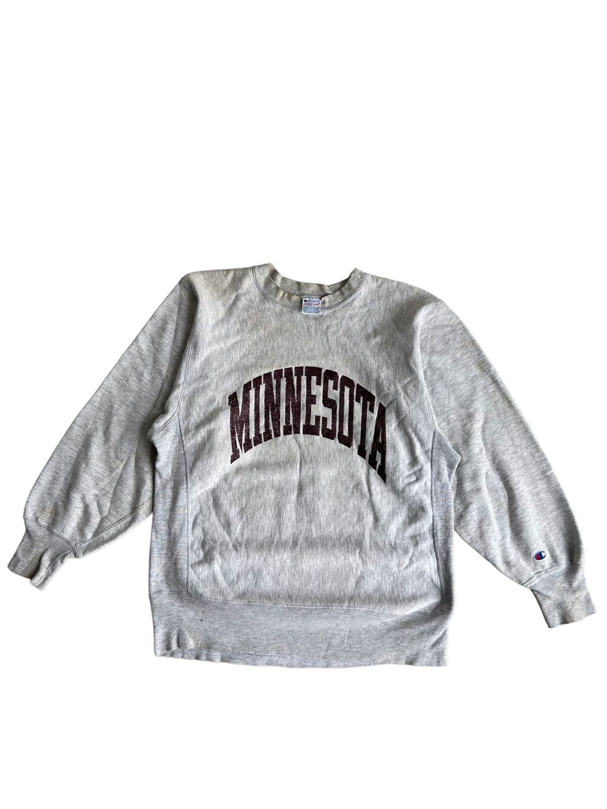 Champion 1990s Champion Reverse Weave Minnesota Distressed Sweatshirt Size US L / EU 52-54 / 3 - 1 Thumbnail