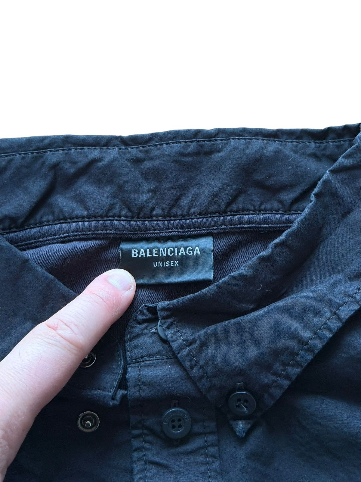 *RARE* BALENCIAGA DEMNA HYBRID SHIRT CROPPED