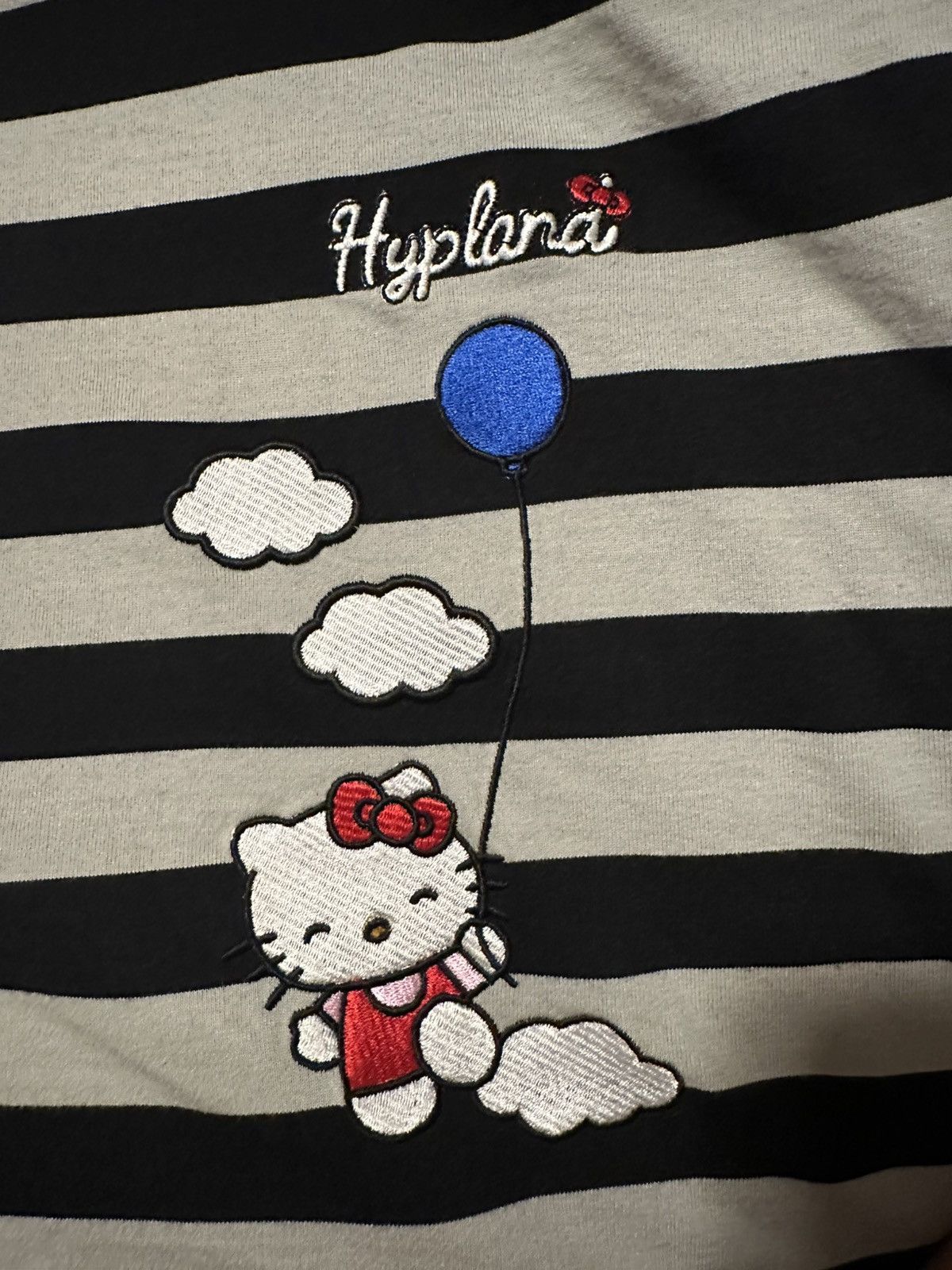 Hypland Hypland x Hello Kitty Striped Collaboration T-Shirt - Large Size US L / EU 52-54 / 3 - 1 Thumbnail