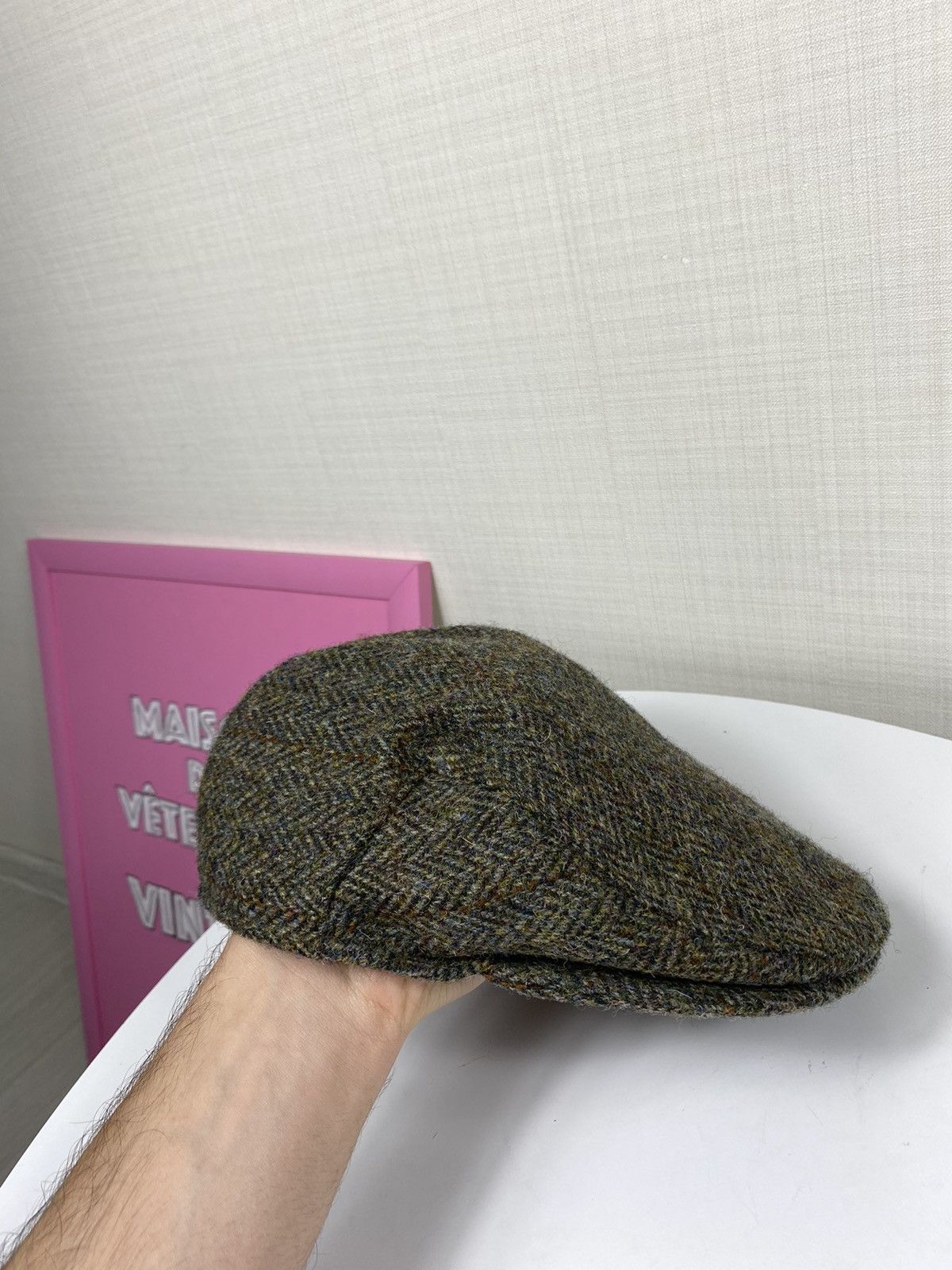 Harris Tweed Harris Tweed John Rocha Flat Cap Size ONE SIZE - 7 Thumbnail