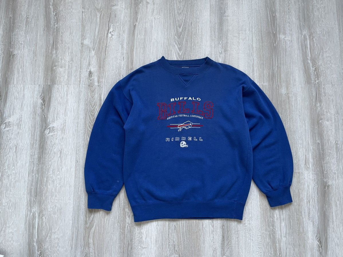 Riddell × Vintage Vintage Buffalo Bills Sweatshirt American Football Riddell Size US M / EU 48-50 / 2 - 1 Thumbnail