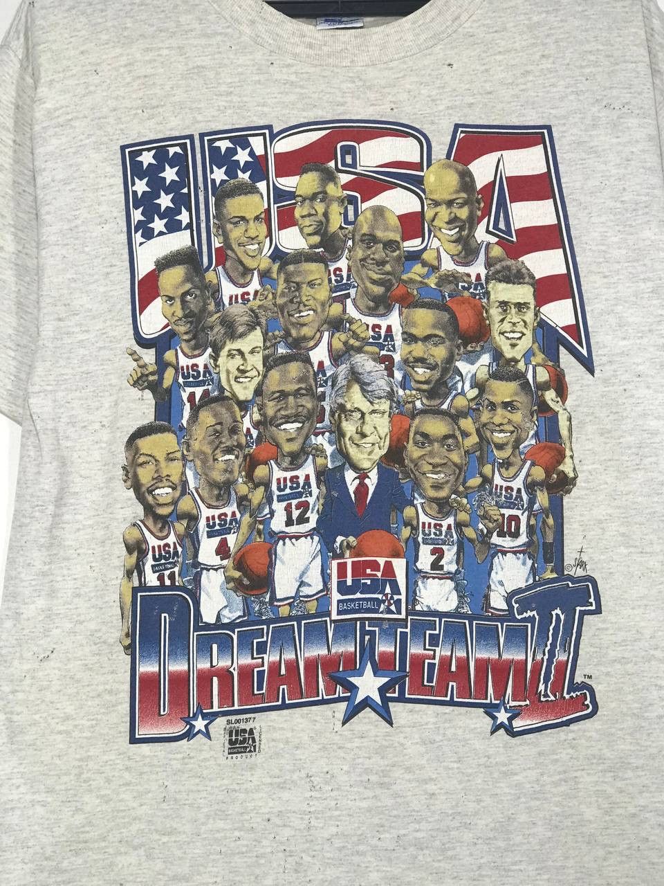 NBA × Salem Sportswear × Vintage Vintage rare Dream Team Basketball USA 1994 Shaquille O’Neil Size US M / EU 48-50 / 2 - 3 Thumbnail
