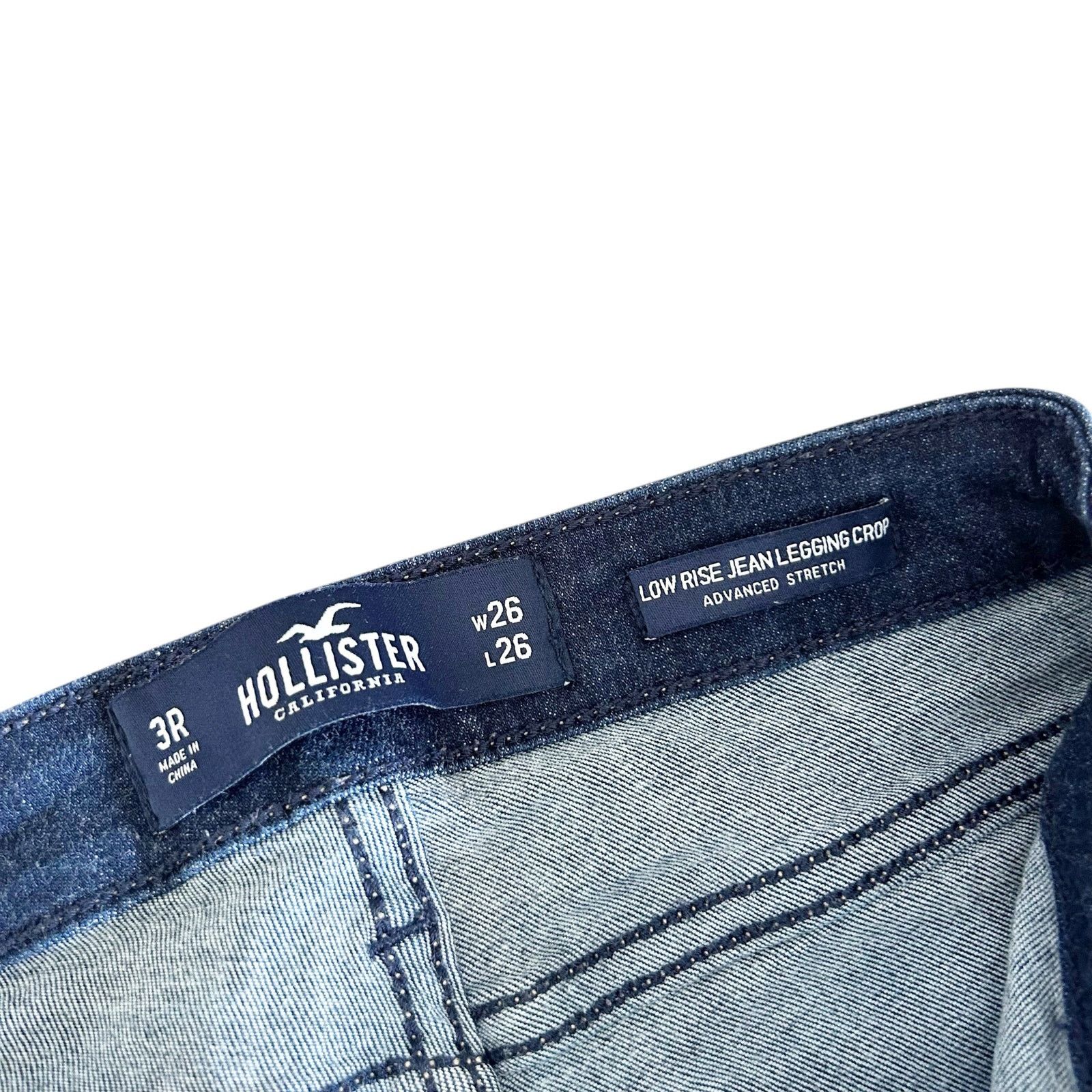 Hollister Hollister Low Rise Jean Legging Cropped Jeans Sz 26 Size 26" / US 2 / IT 38 - 2 Thumbnail