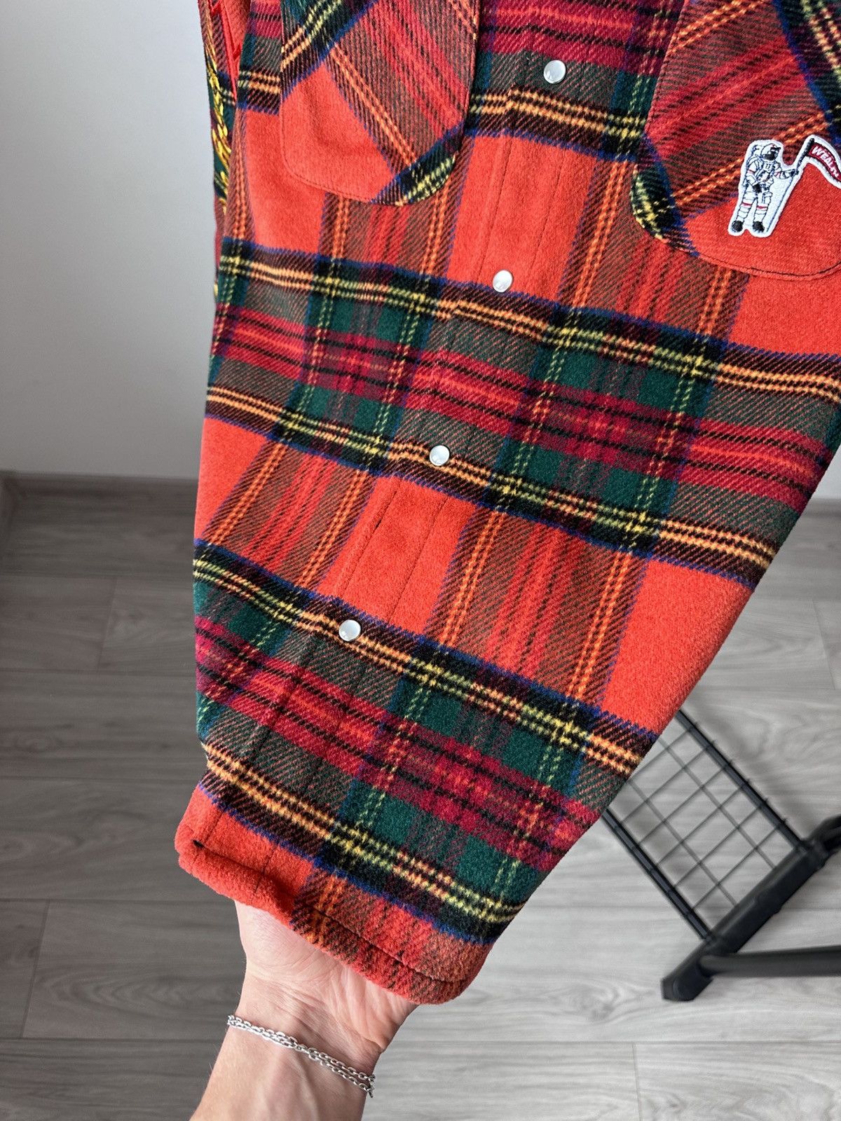 Billionaire Boys Club Billionaire Boys Club Logo Red Checked Flannel Shirt Jacket Size US M / EU 48-50 / 2 - 10 Thumbnail