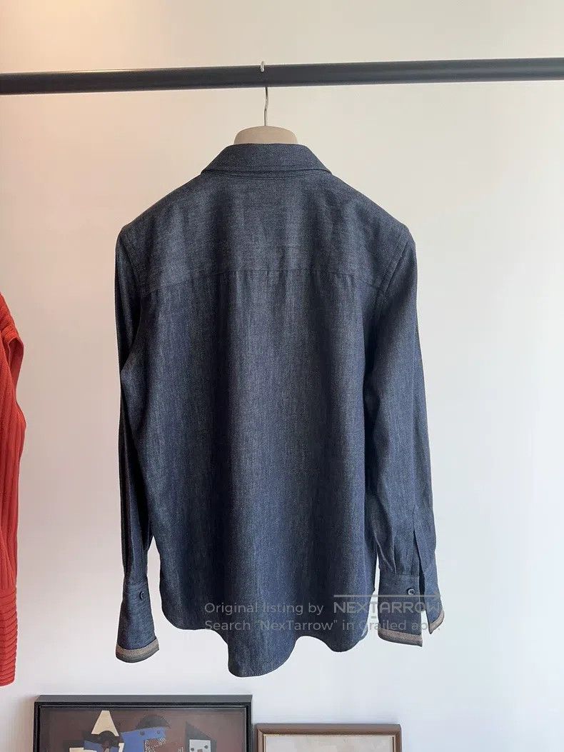 Brunello Cucinelli Brunello Cucinelli Denim Shirt Size US XS / EU 42 / 0 - 2 Thumbnail