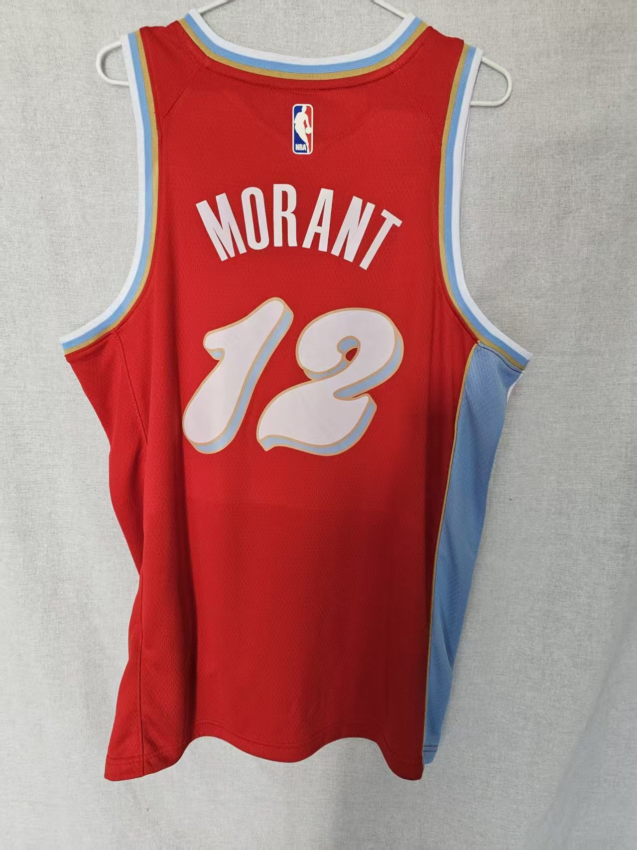 NBA Memphis Grizzlies 12 Ja Morant Jersey Red Size US XL / EU 56 / 4 - 1 Thumbnail