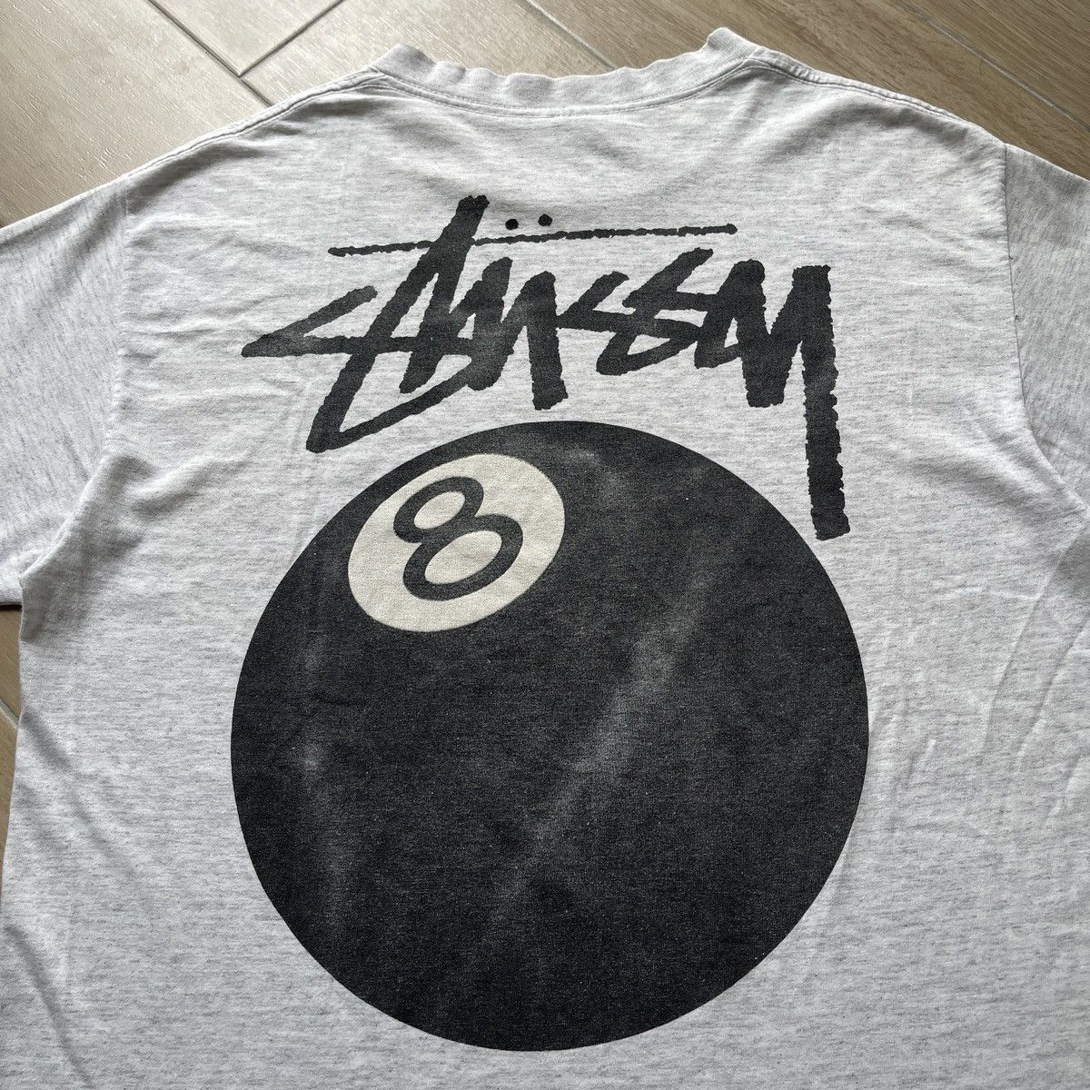 Vintage Og Stussy 8 Ball Tee 90s Black Tag usa