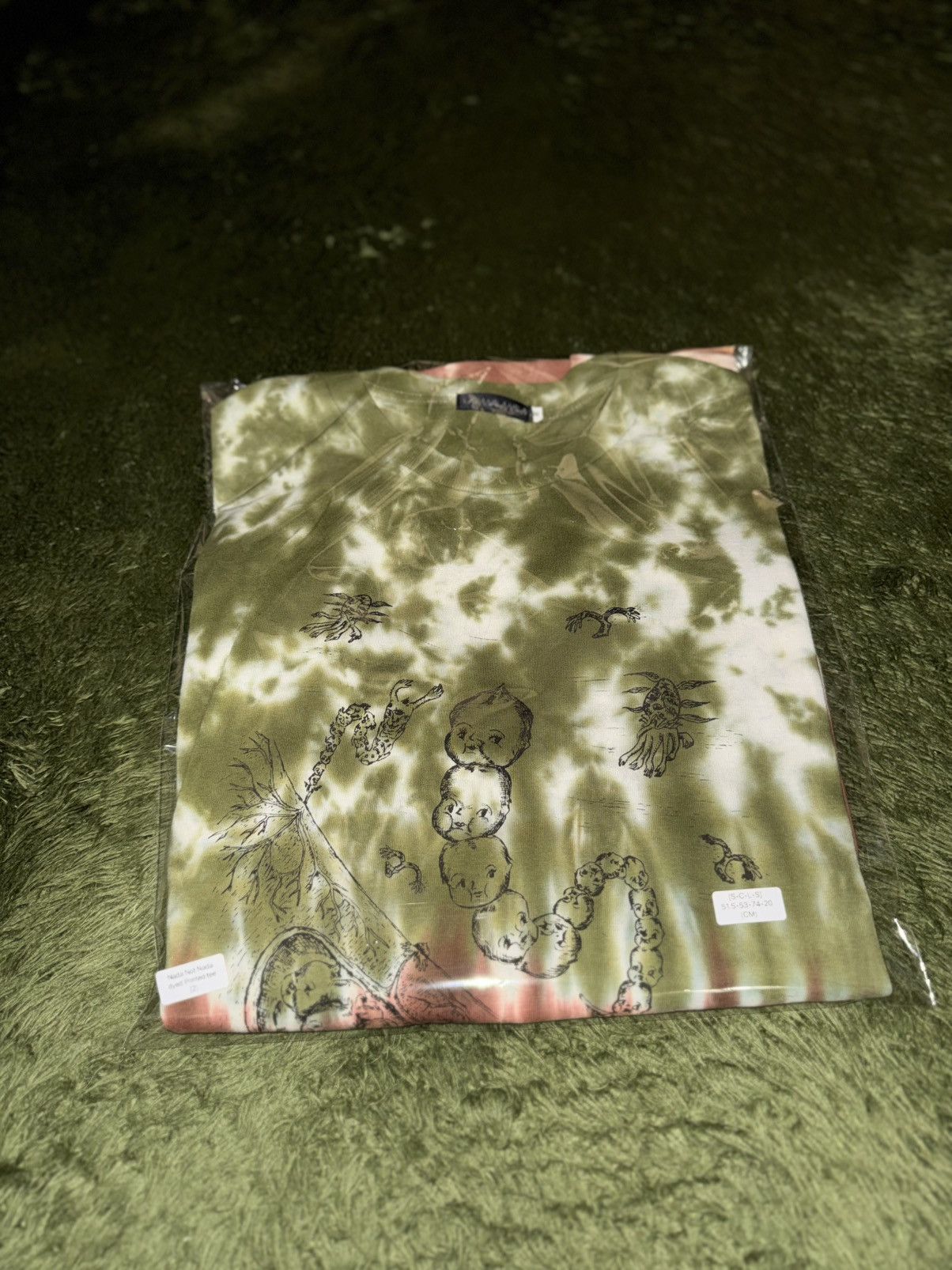 Japanese Brand [2] Nada Not Nada Tie-Dye Tubular T-Shirt Size US L / EU 52-54 / 3 - 12 Thumbnail