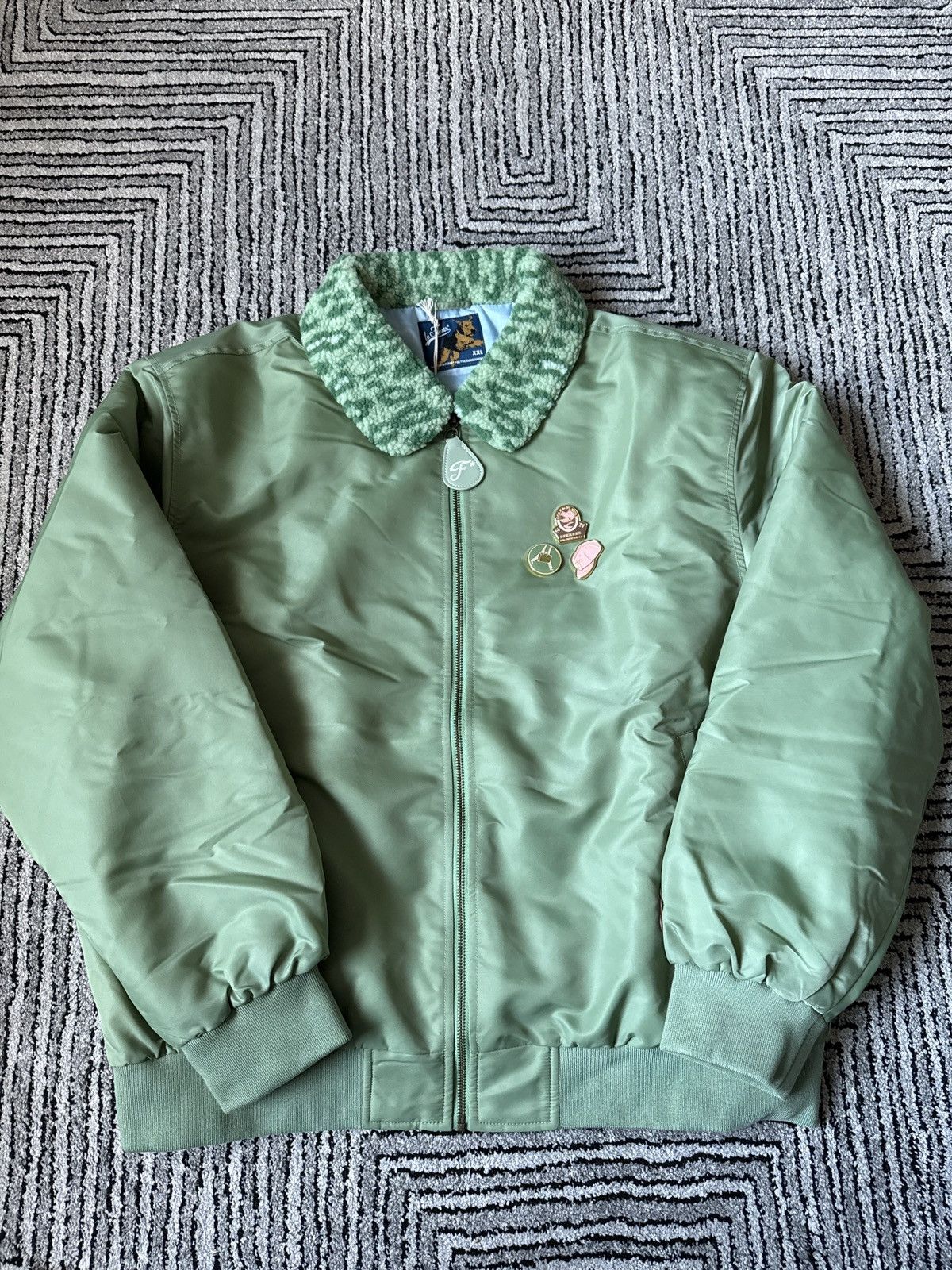 Golf le Fleur Golf Le Fleur Sherpa Collar Bomber Jacket Size US XXL / EU 58 / 5 - 1 Thumbnail