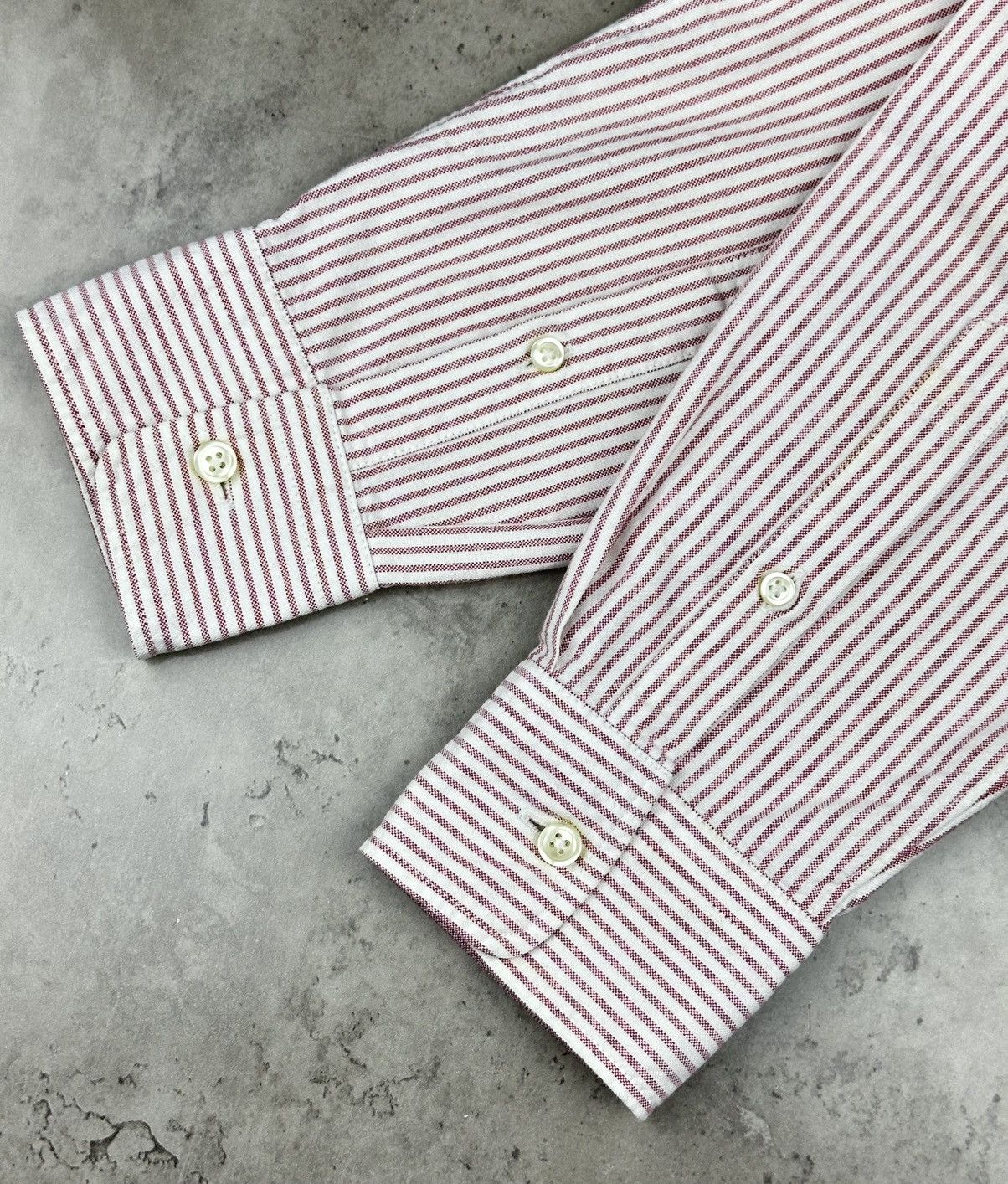 Bape Bathing Ape BAPE Striped Button Down Shirt Made in Japan Size US XL / EU 56 / 4 - 11 Thumbnail