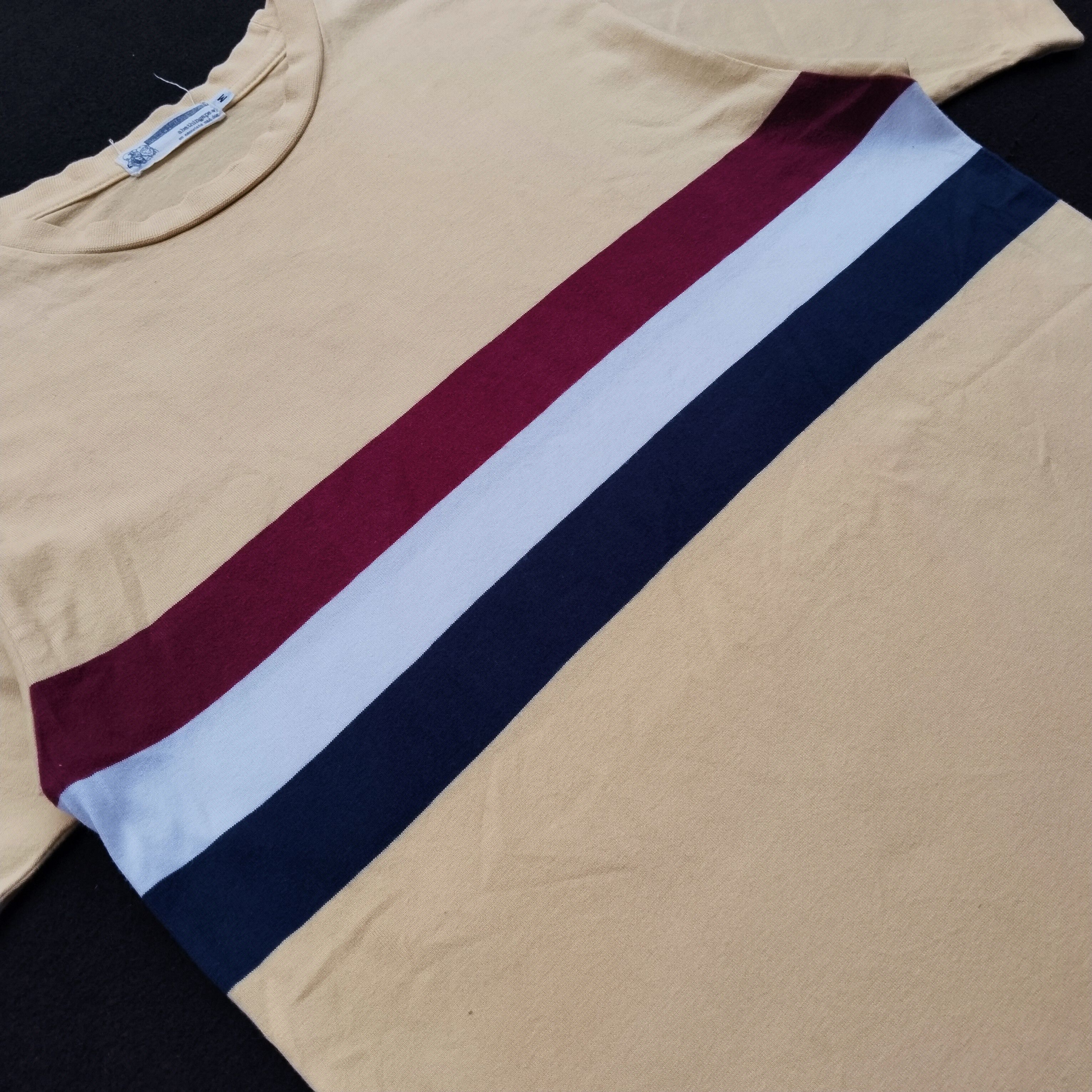 Bape 2001 Vintage Bape Stripe Netherlands Tee Size US M / EU 48-50 / 2 - 2 Thumbnail