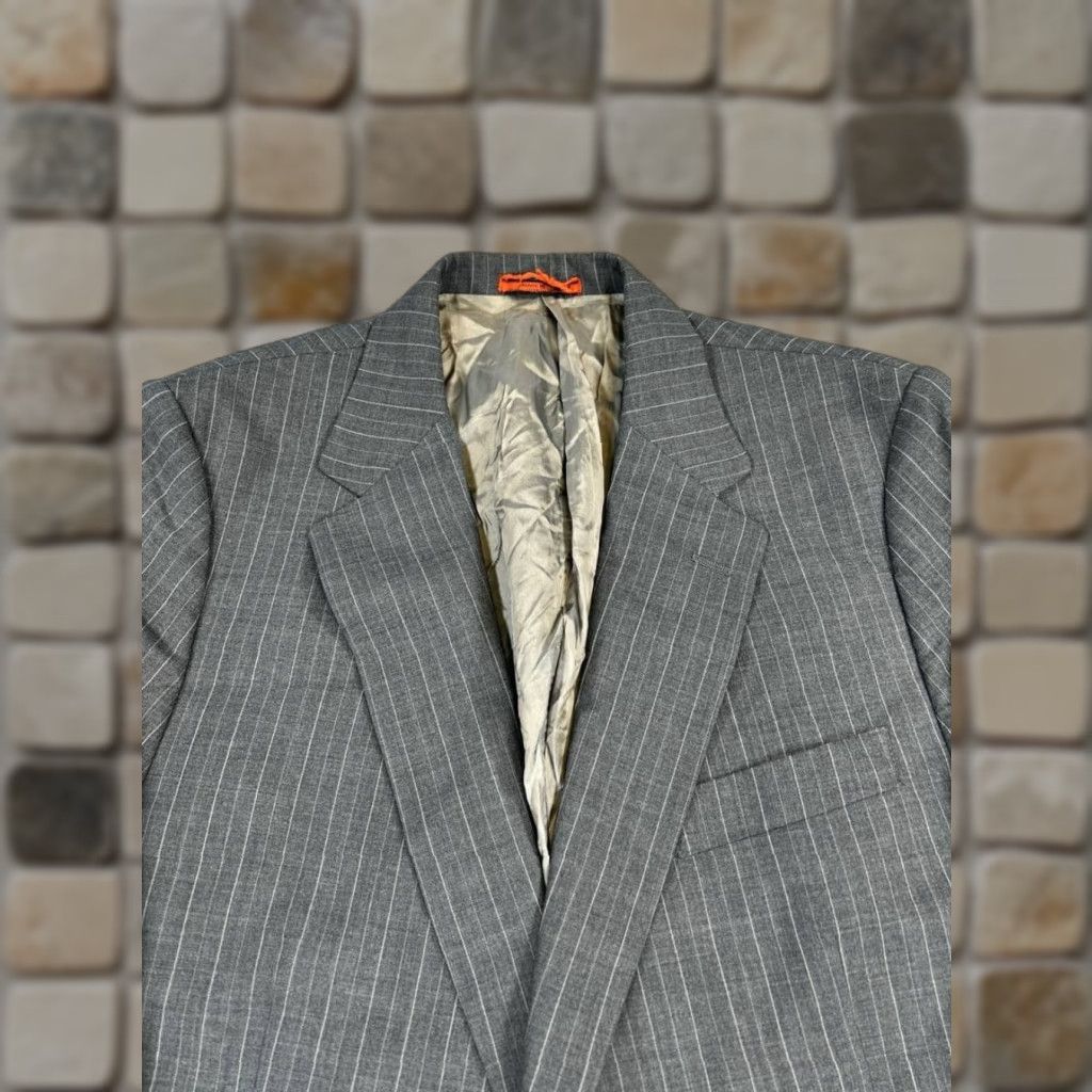 Hart Schaffner Marx Hart Schaffner Marx Travelor Suit Mens 44 Gray Wool Size 44R - 1 Thumbnail