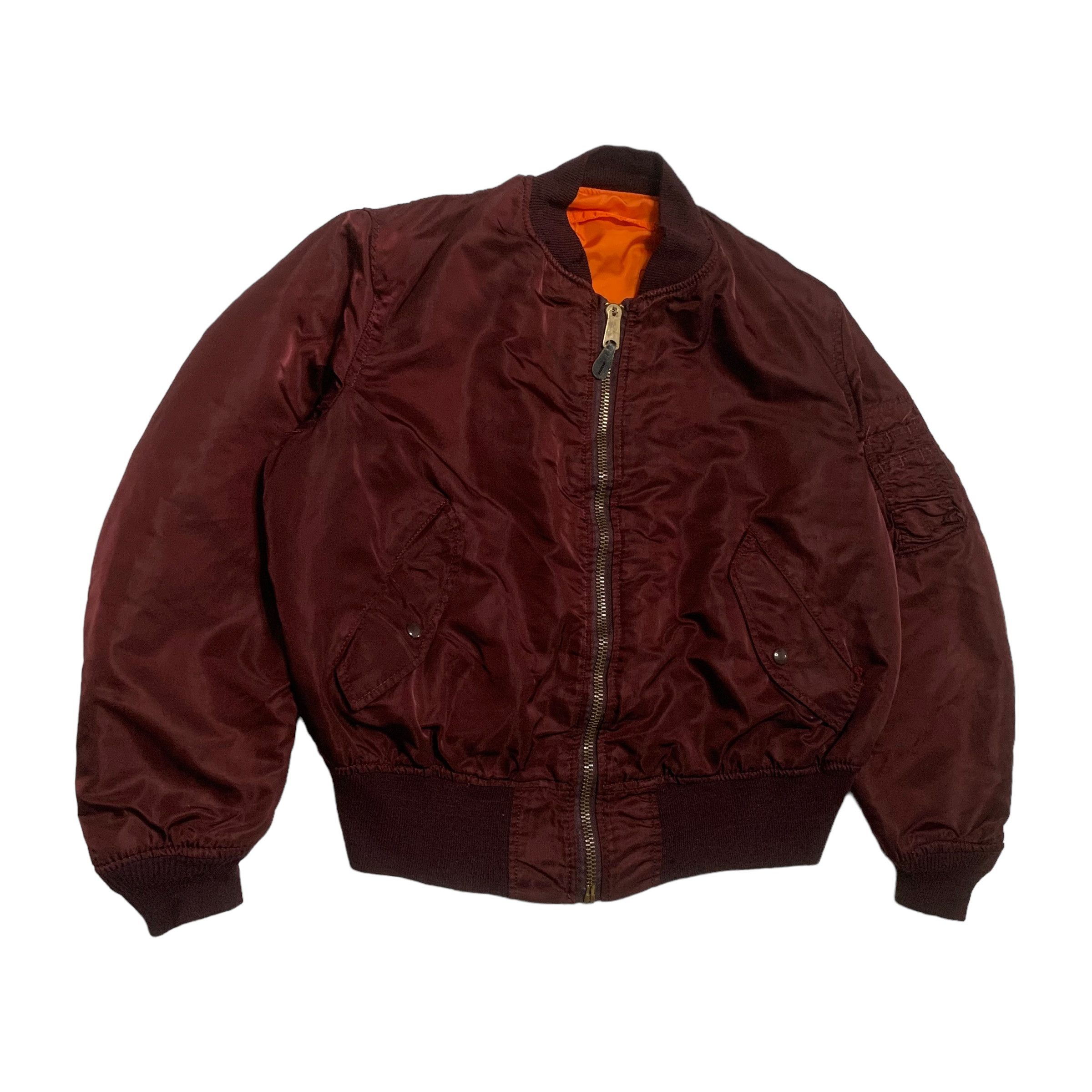 Alpha Industries Vintage Alpha Industries MA-1 Flight Bomber Jacket Size US L / EU 52-54 / 3 - 3 Thumbnail