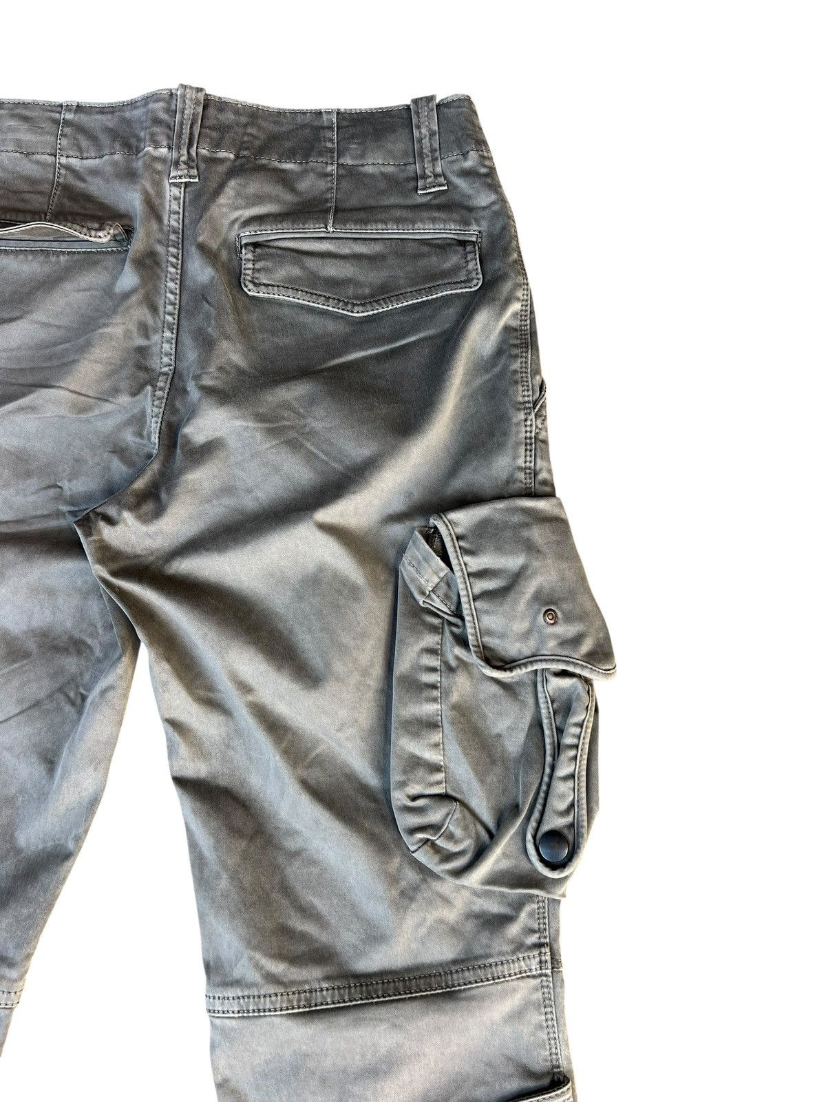 Tete Homme Tete Homme Gas Mask Cargo Stretch Trouser Flare Pant Size US 28 / EU 44 - 20 Thumbnail