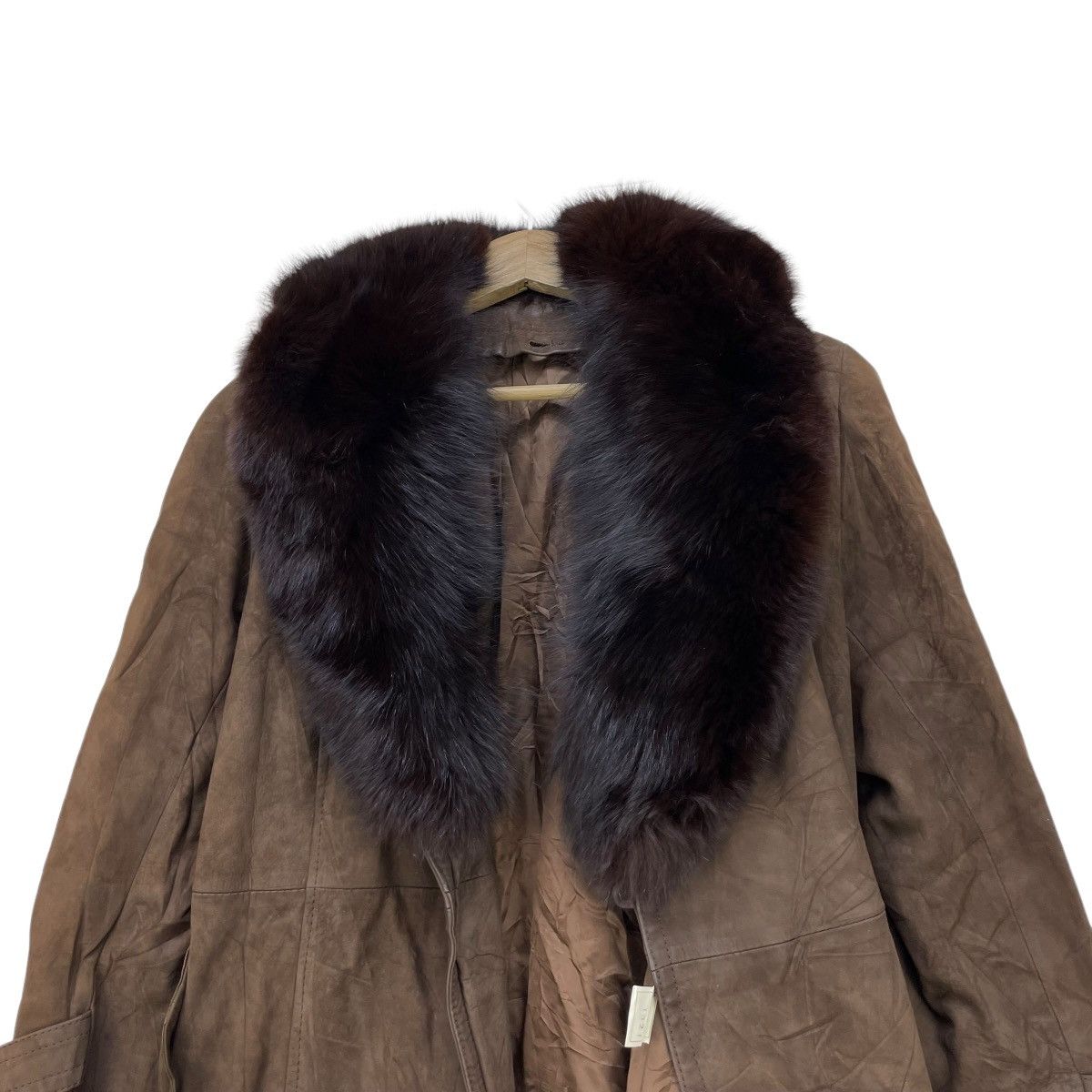 Genuine Leather × Japanese Brand Genuine Leather Fur Jacket Size S / US 4 / IT 40 - 4 Thumbnail