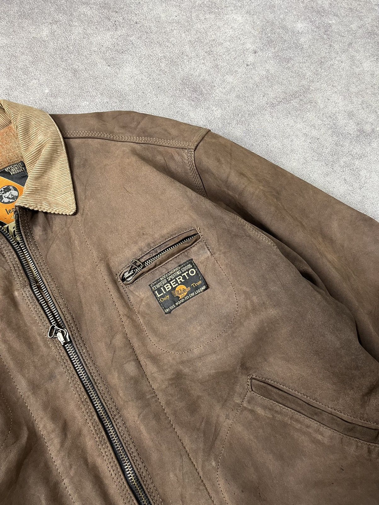 Avirex LIBERTO 80’s detroit leather suede blanket jacket Size US XL / EU 56 / 4 - 2 Thumbnail
