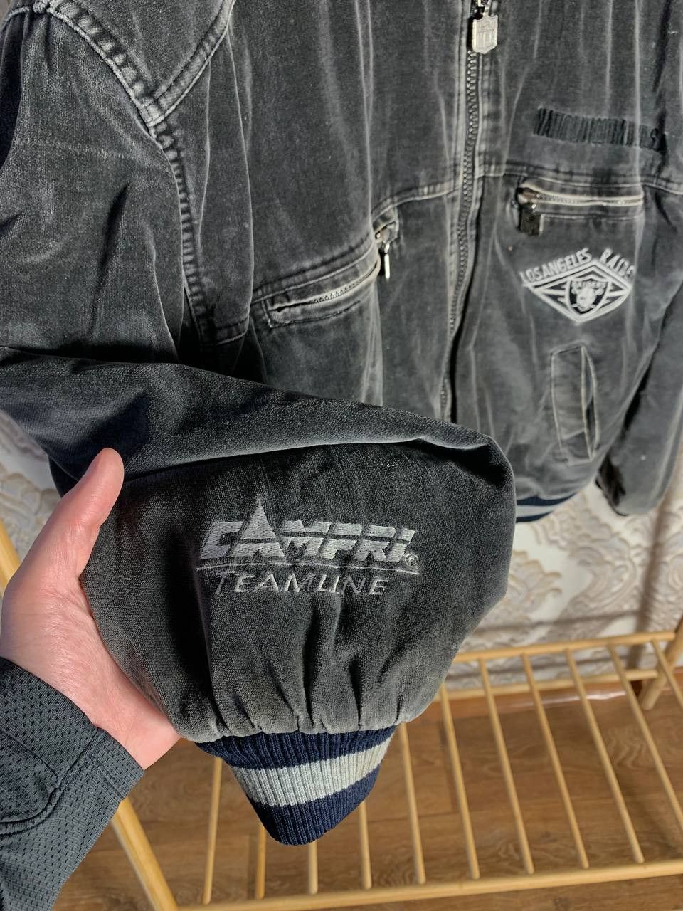 NFL Vintage Los Angeles Raiders NFL Retro Velour Jacket Y2K 90s Size US M / EU 48-50 / 2 - 7 Thumbnail