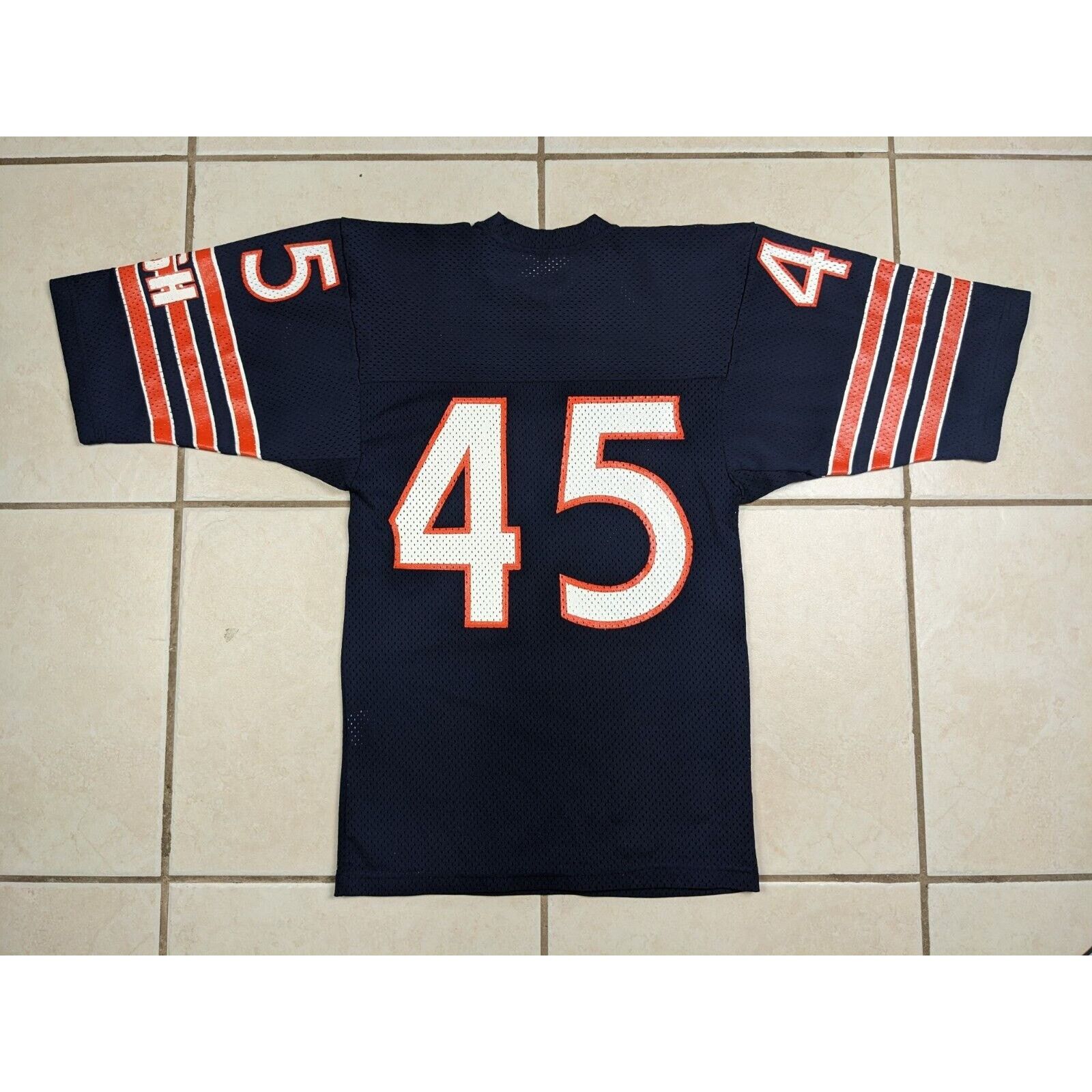 MacGregor Vtg 1980s Sand Knit Chicago Bears Gary Fencik #45 Jersey USA Size US S / EU 44-46 / 1 - 10 Thumbnail
