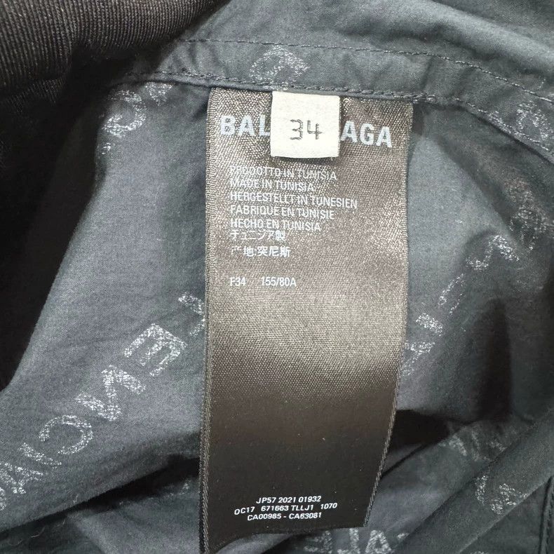 Balenciaga Balenciaga size 34 Shirt/blouse black Size XS / US 0-2 / IT 36-38 - 4 Thumbnail