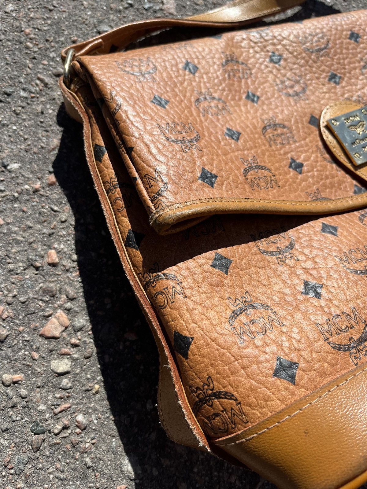MCM Vintage MCM Monogram Bag Luxury Designer Size ONE SIZE - 4 Thumbnail