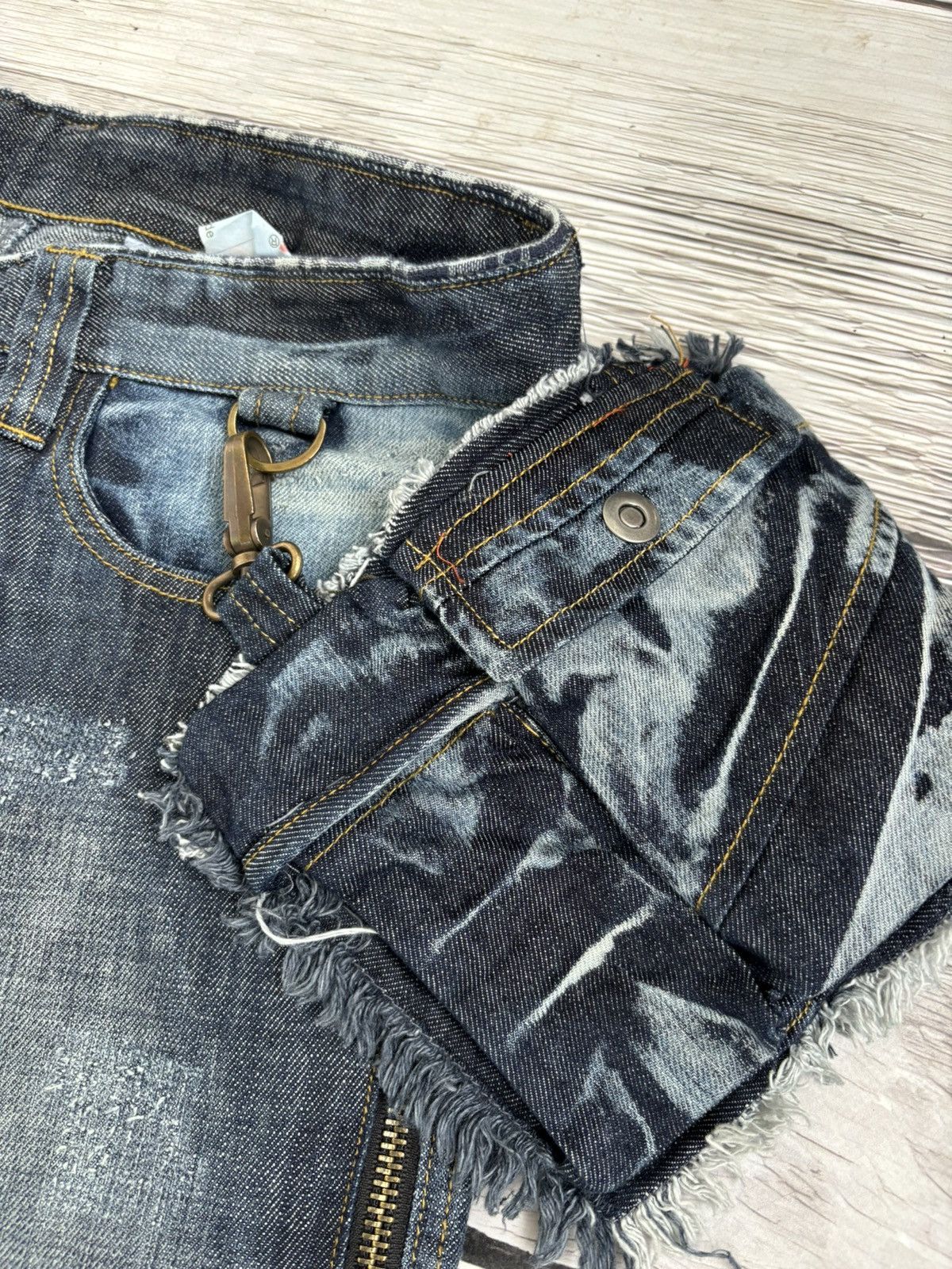Hysteric Glamour × Japanese Brand 💥 HYSTERIC GLAMOUR BALENCIAGA STYLE JAPANESE JEANS Size US 32 / EU 48 - 6 Thumbnail