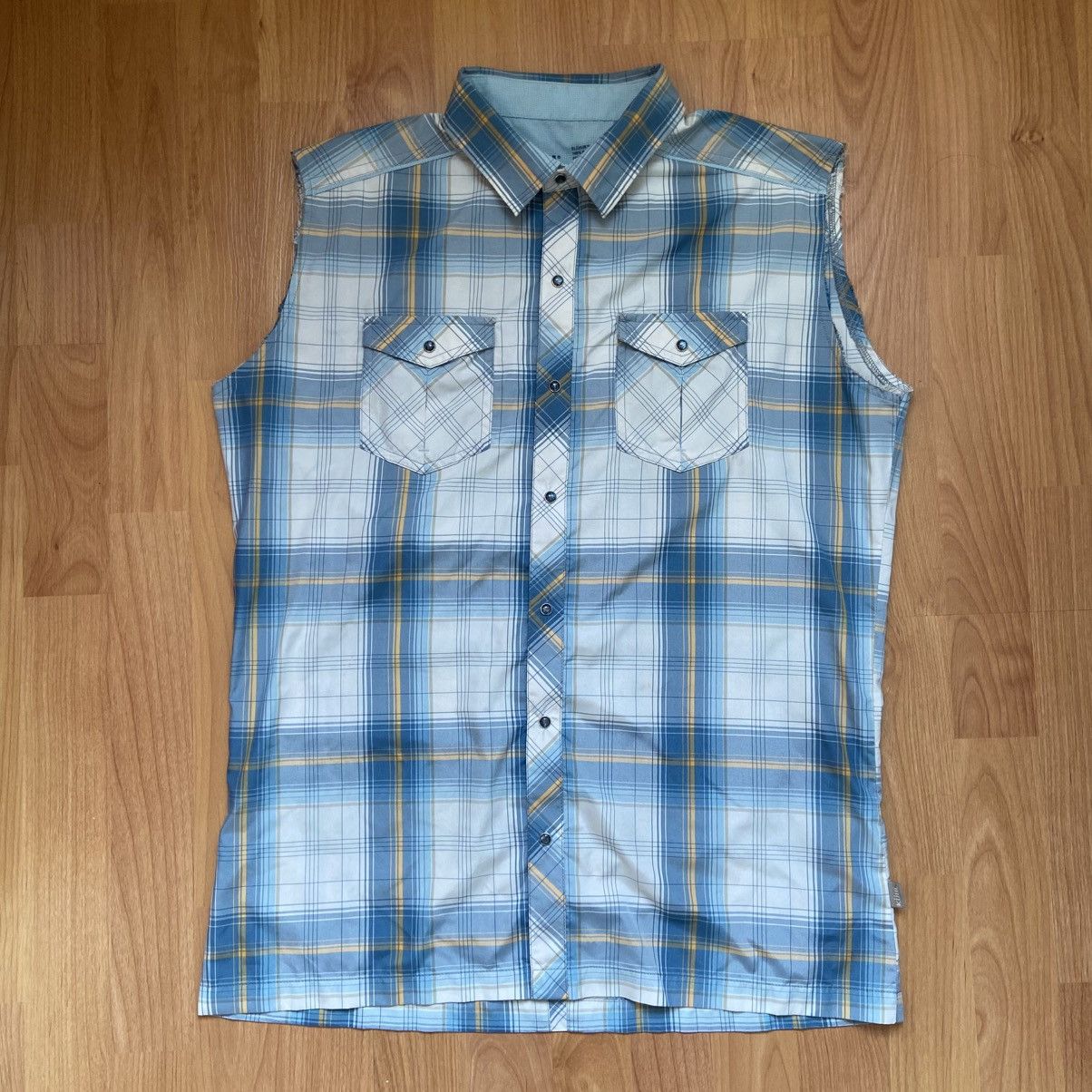 Kuhl Kuhl Men’s Eluxur Plaid Button Up Cut Off Shirt Size Small Size US S / EU 44-46 / 1 - 1 Thumbnail