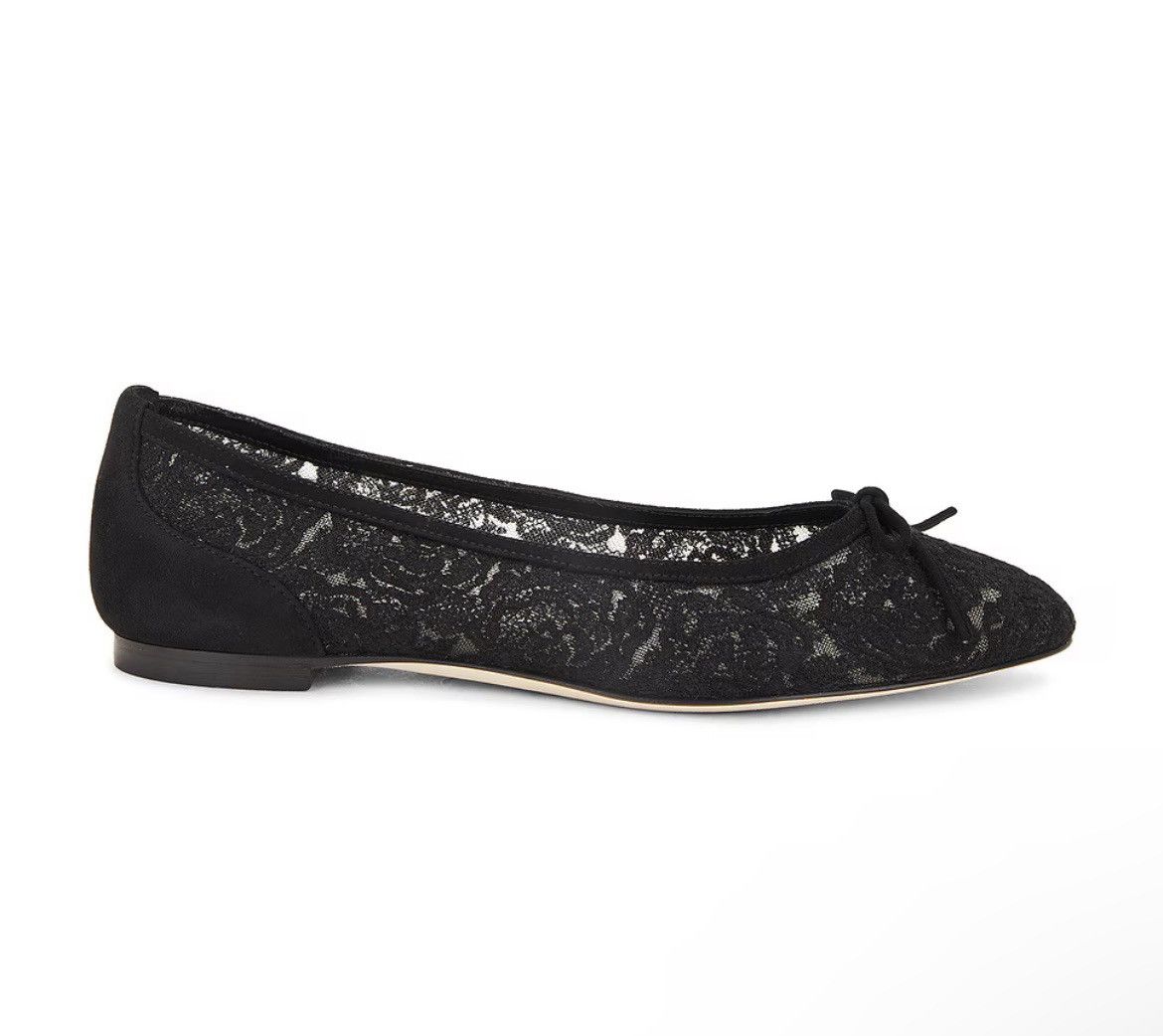 Manolo Blahnik MANOLO BLAHNIK Verizzo 10 Lace Flat size 37.5 Size US 7.5 / IT 37.5 - 1 Thumbnail