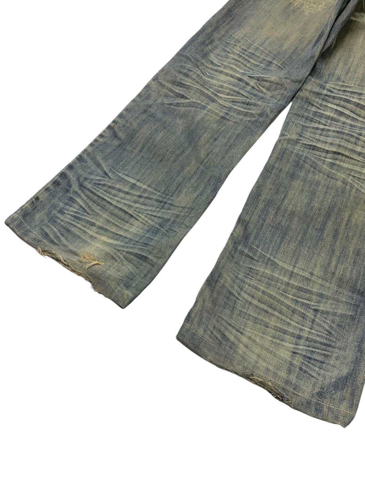Junya Watanabe Japanese Brand Mud wash Claw Mark Denim Pants Size US 31 - 8 Thumbnail