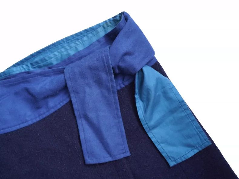 Kenzo KENZO sizeS Dark blue patchwork skirt Size 26" / US 2 / IT 38 - 7 Thumbnail
