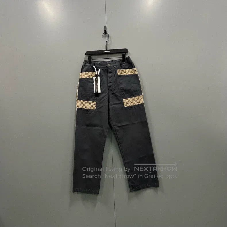 Gucci Gucci Stitching old-fashioned workwear pants Size US 30 / EU 46 - 1 Thumbnail