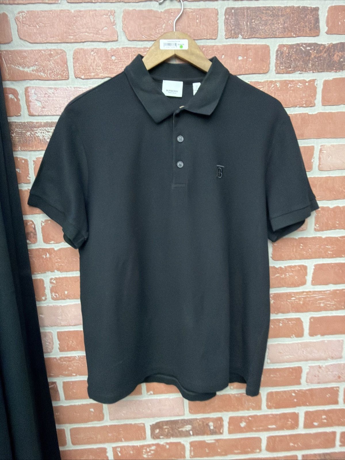 Burberry Burberry London England Men's Polo Shirt Sleeve Black Size US XL / EU 56 / 4 - 7 Thumbnail