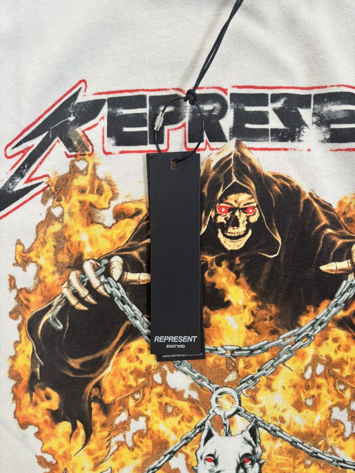 Represent Clo. Represent "Your Time's Up" Grim Reaper Graphic TShirt Size M Size US M / EU 48-50 / 2 - 4 Thumbnail