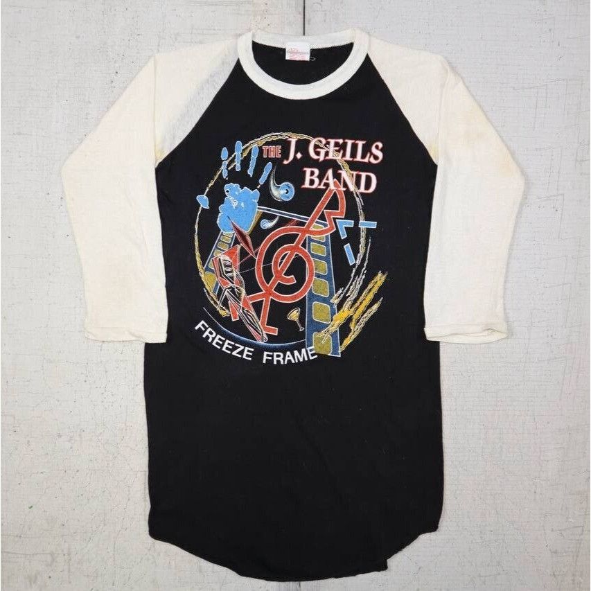 Vintage Vintage 80s J. Geils Band T Shirt Freeze Frame World Tour M Size US M / EU 48-50 / 2 - 4 Thumbnail