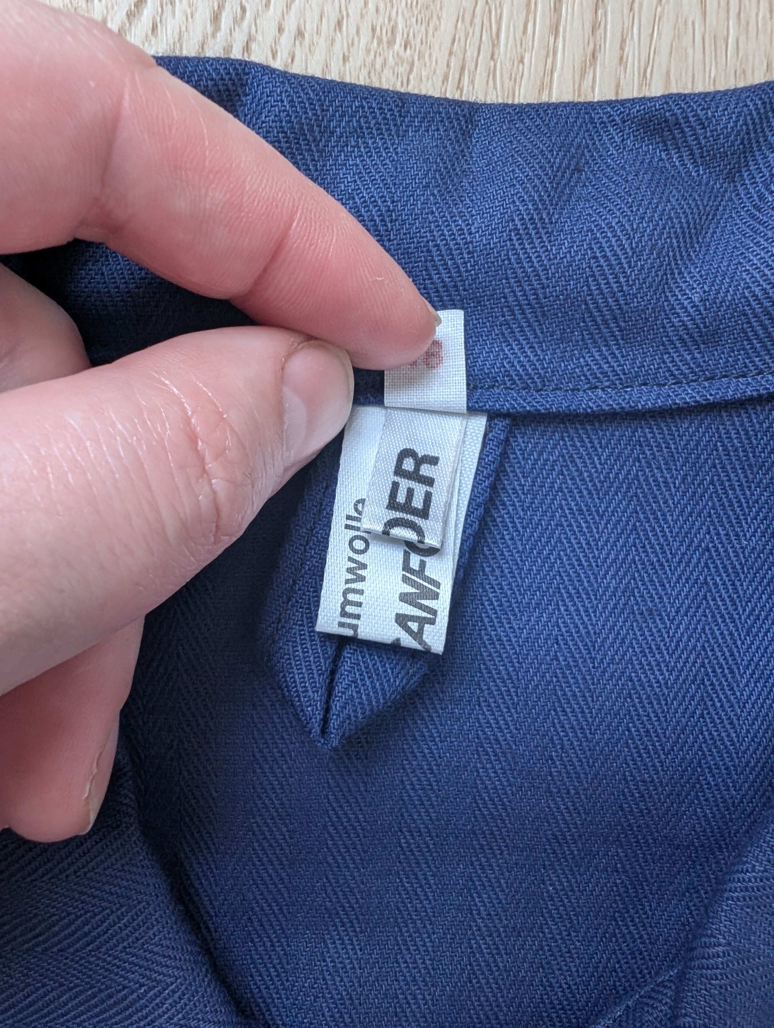 Vintage VTG sanfor moleskin blue jacket workwear French chore coat Size US M / EU 48-50 / 2 - 9 Thumbnail