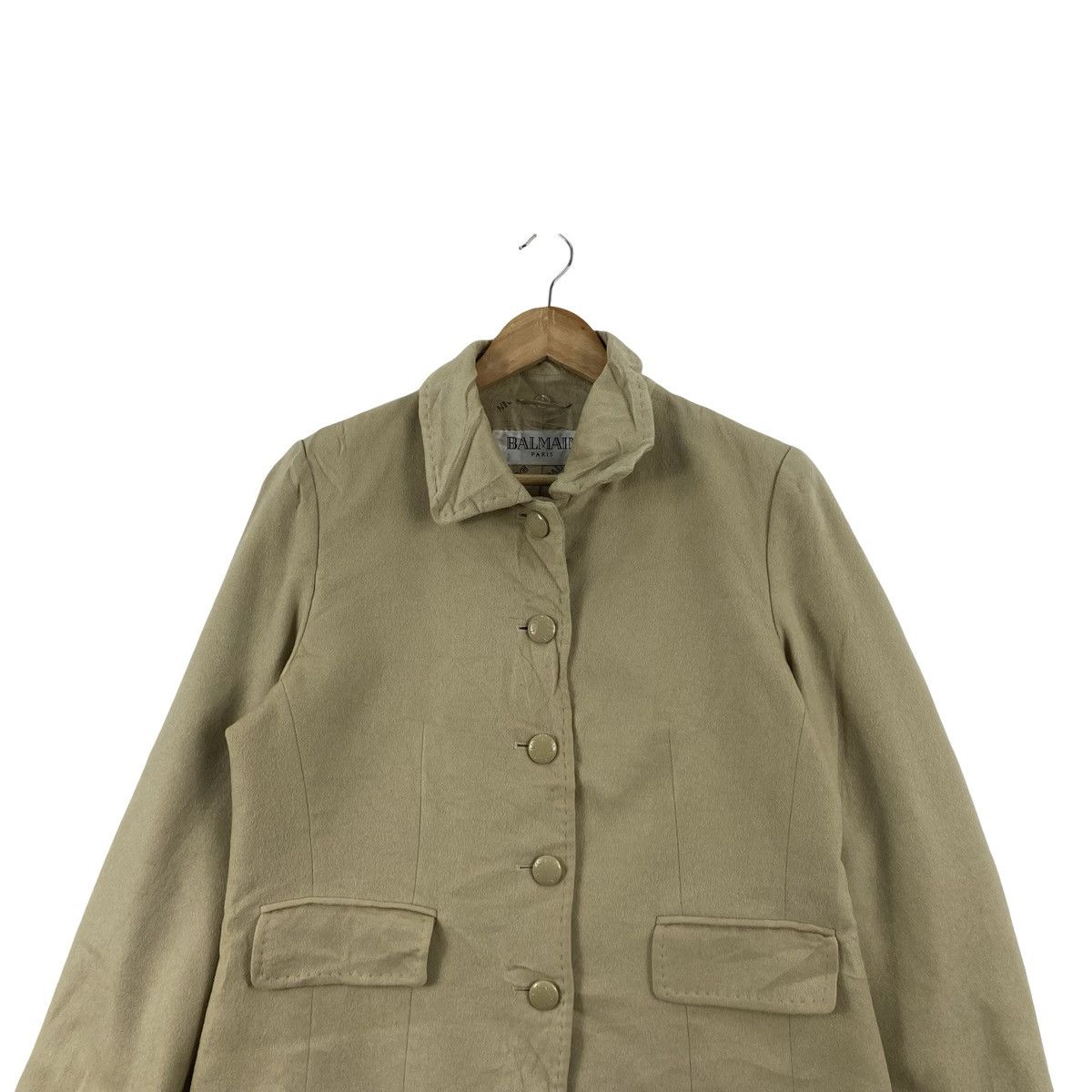 Balmain Vintage BALMAIN PARIS Jacket Coat Minimalist Designer Casual Size L / US 10 / IT 46 - 2 Thumbnail