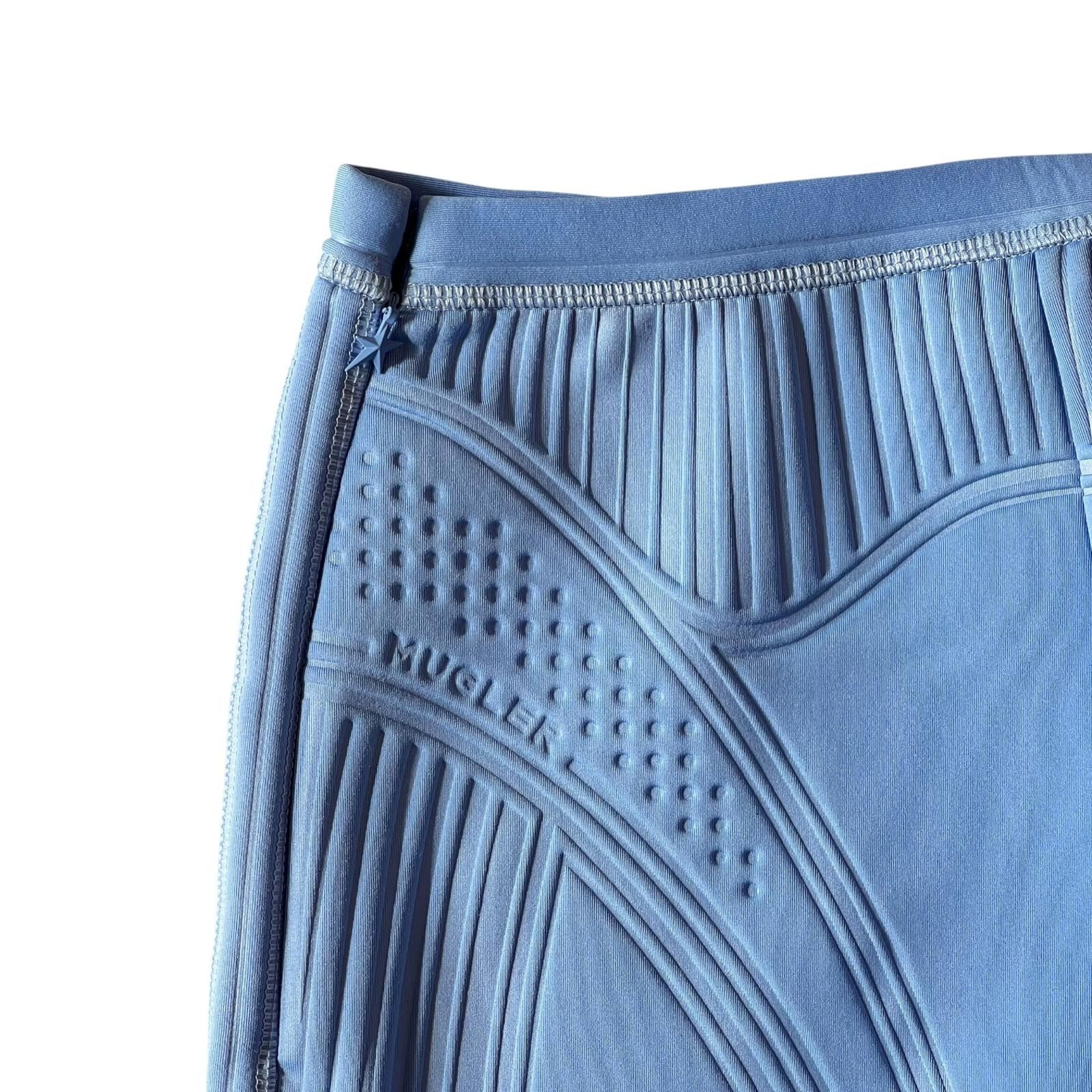 Mugler Mugler Stirrup Legging Pale Blue UK16 Size 34" / US 12 / IT 48 - 5 Thumbnail